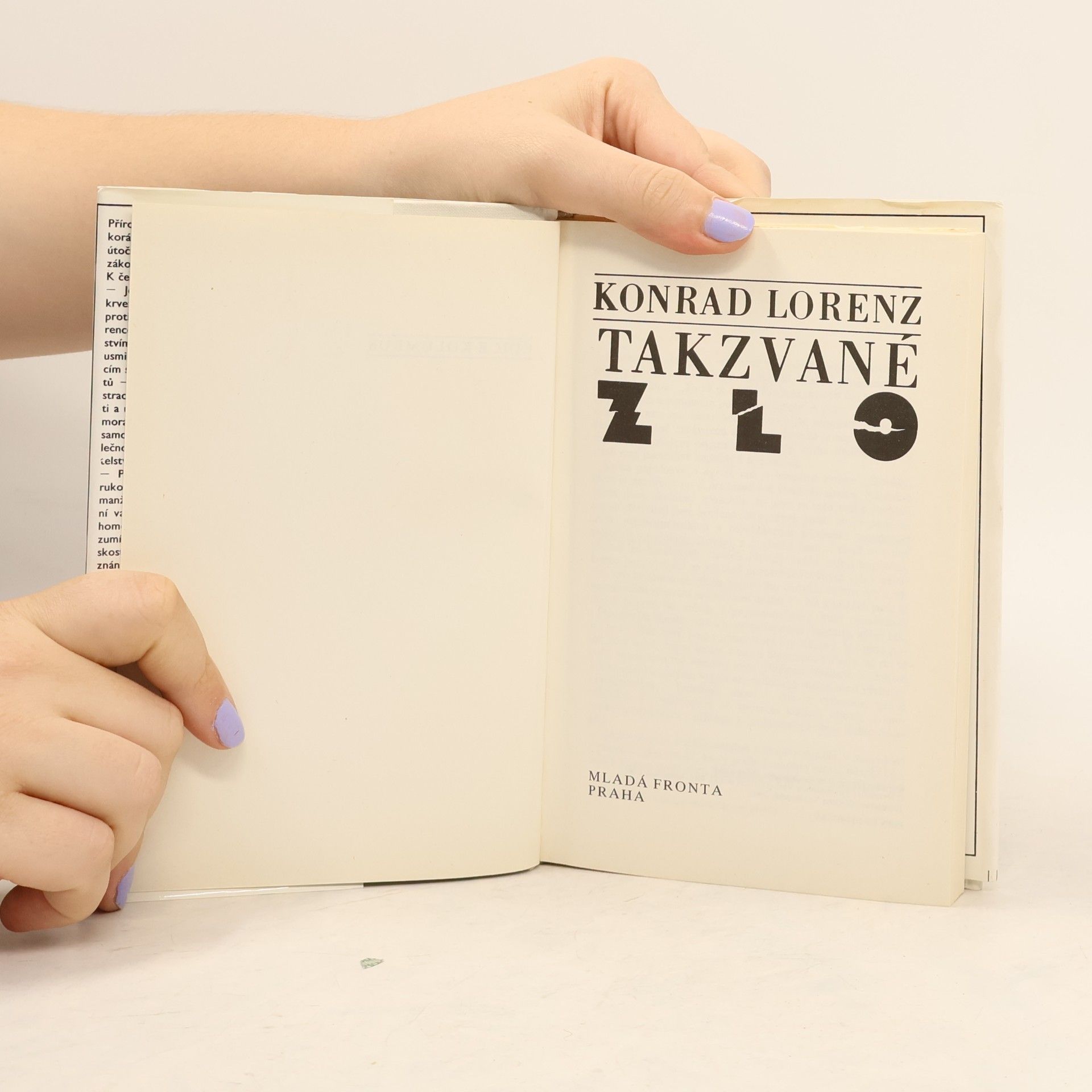 Konrad Lorenz Takzvané zlo
