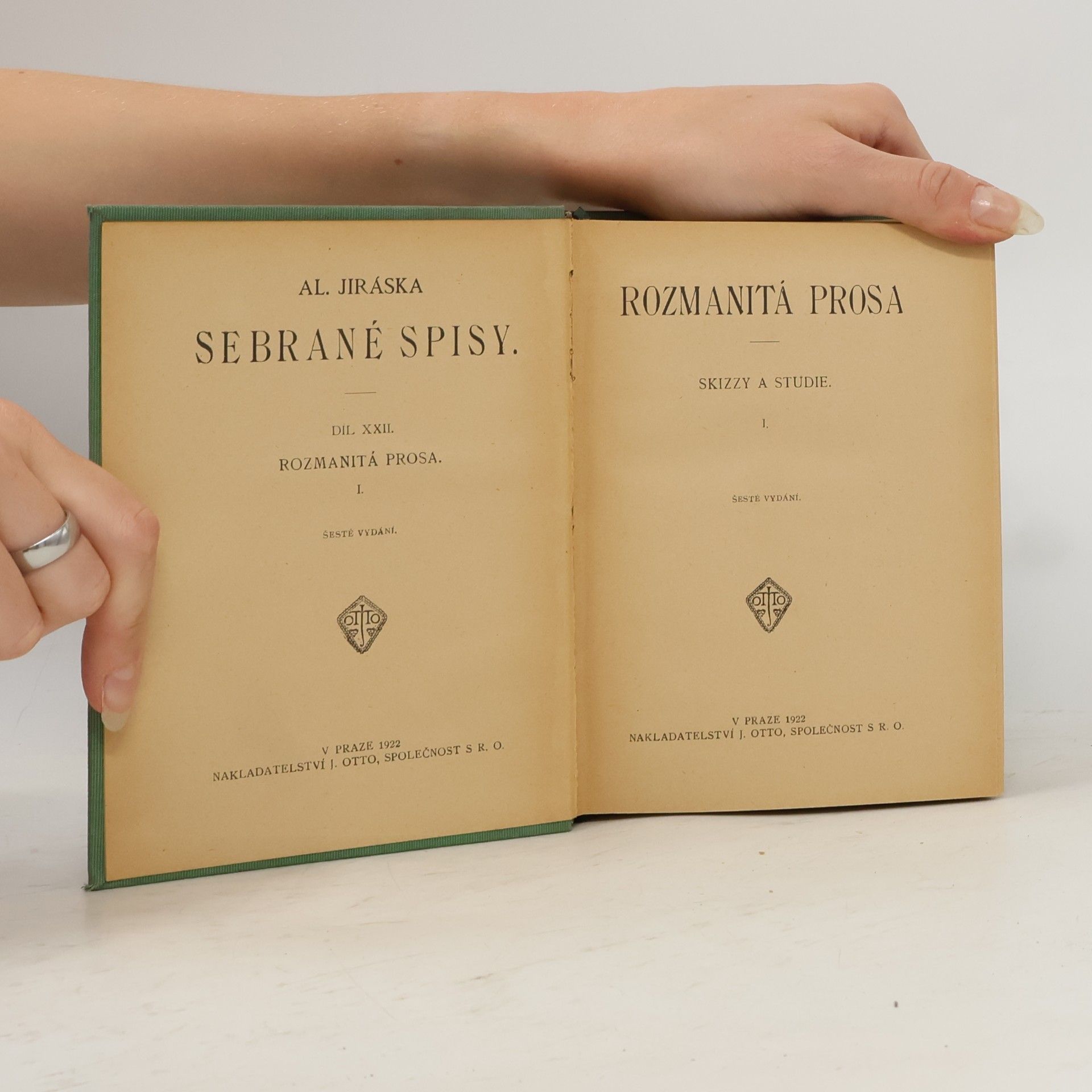 Alois Jirásek Sebrané spisy Aloisa Jiráska XXII.