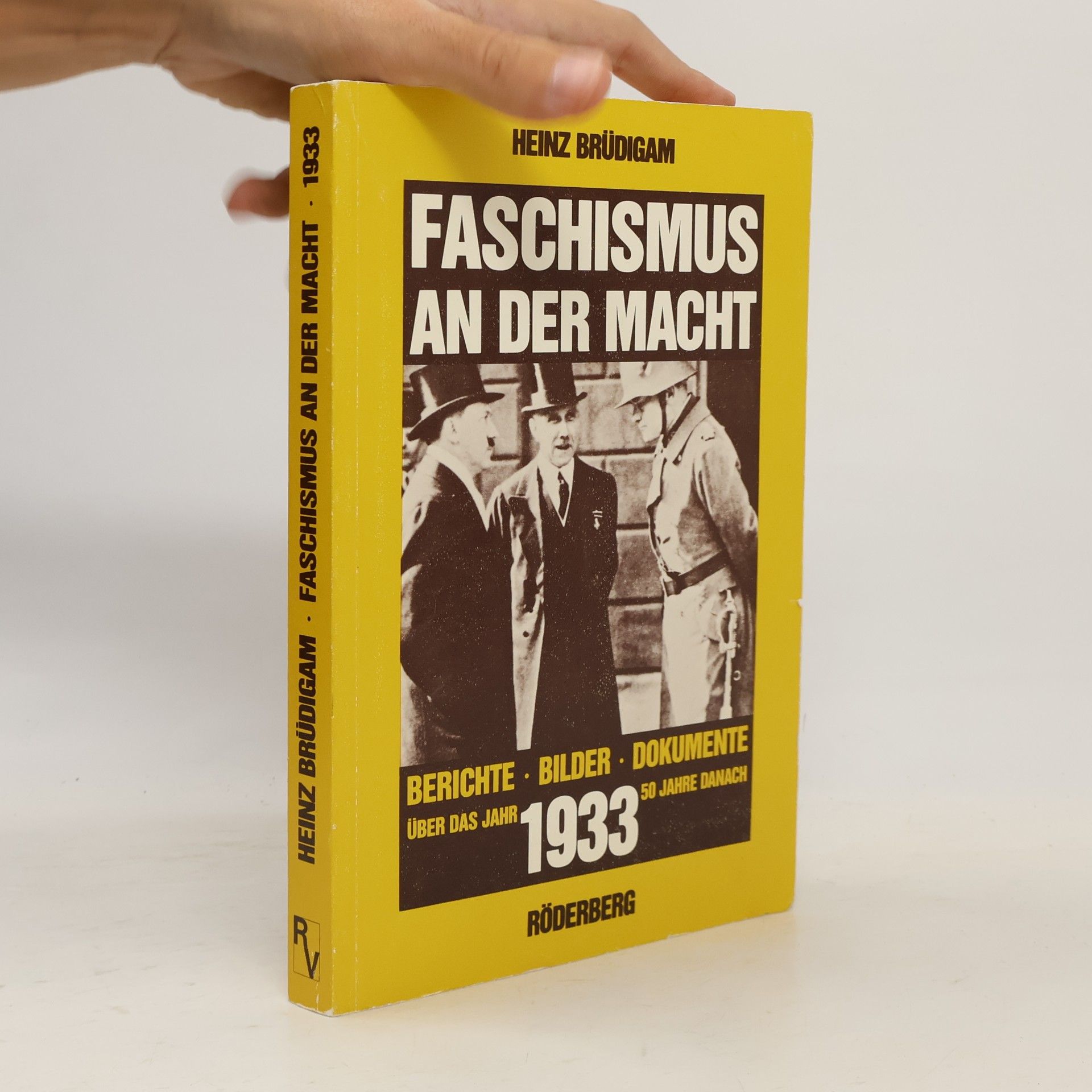 Heinz Brüdigam Faschismus an der Macht 1933