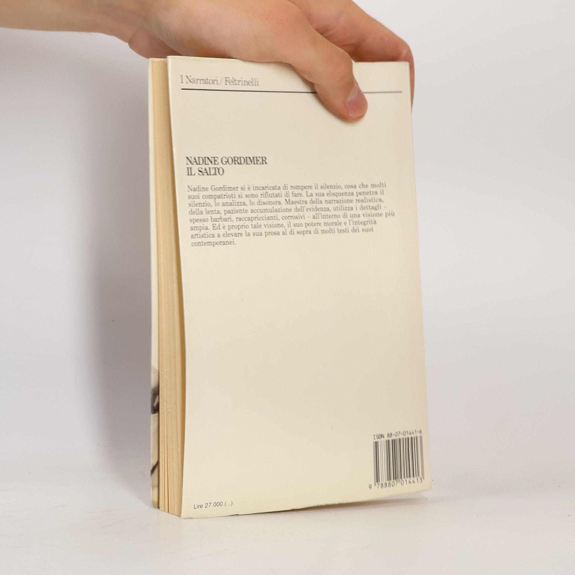 Nadine Gordimer Il salto