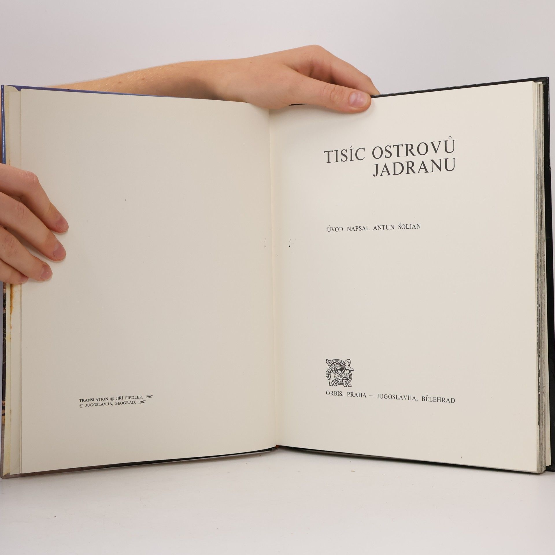 Antun Šoljan Tisíc ostrovů Jadranu
