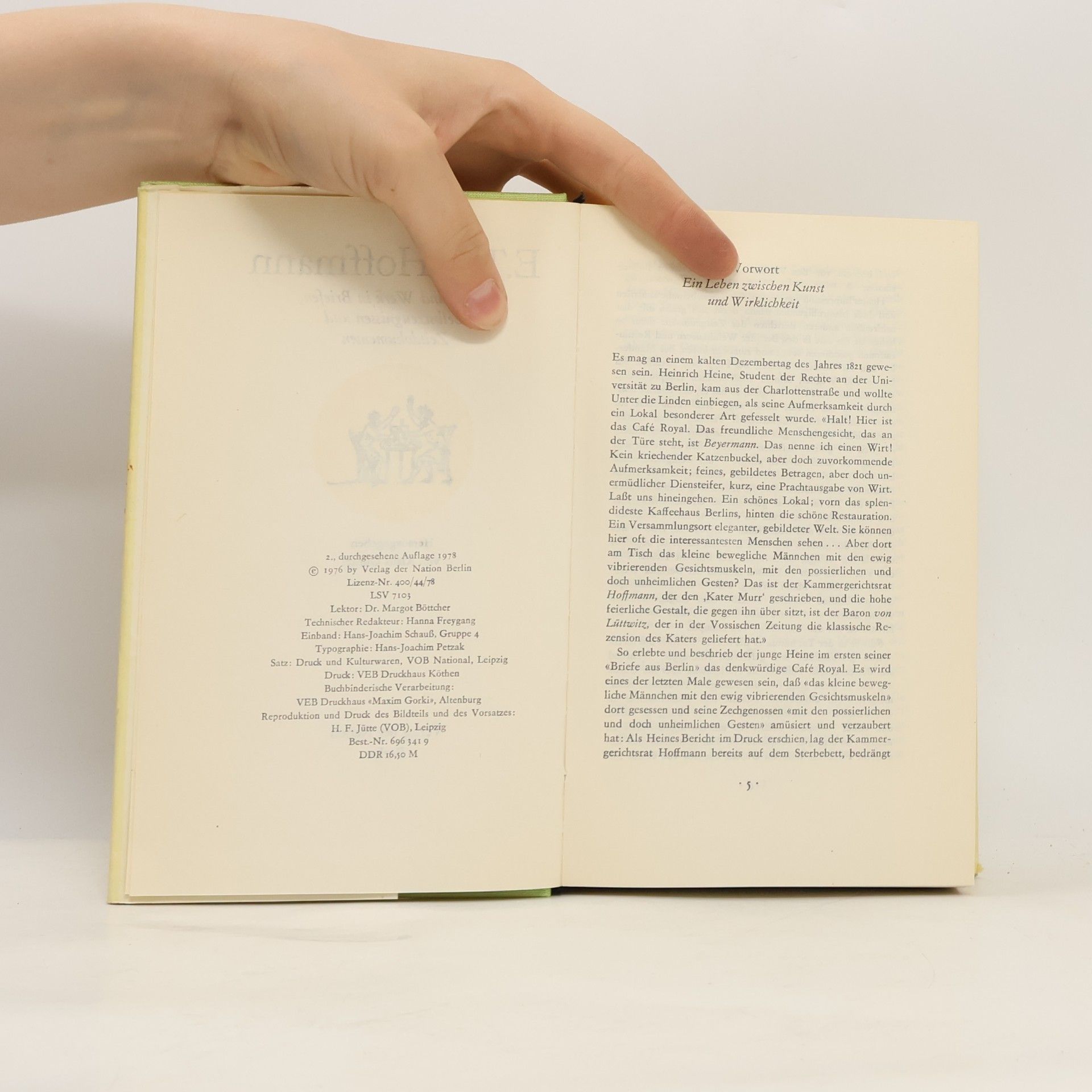 E. T. A. Hoffmann Leben und Werk in Briefen, Selbstzeugnissen und Zeitdokumenten