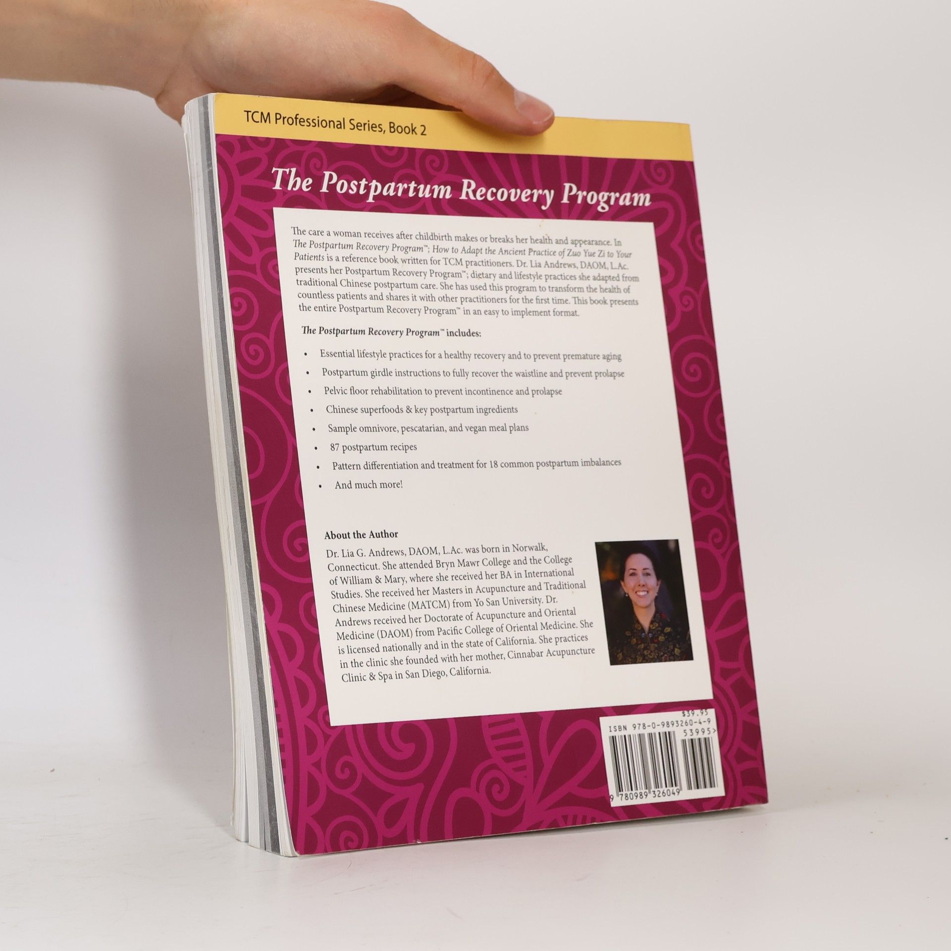 Dr. Lia G. Andrews TCM Professional Series - 2: The Postpartum Recovery Program