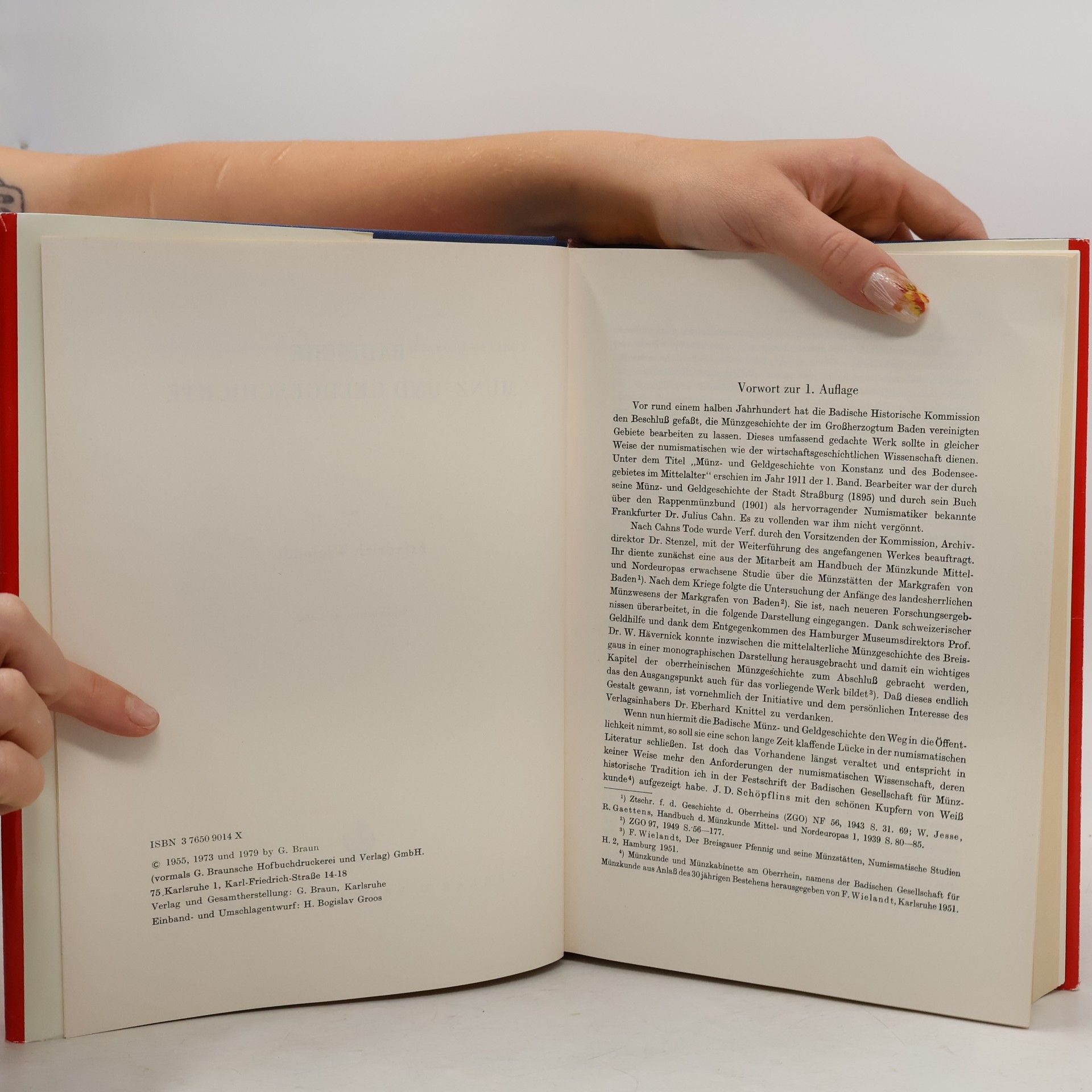 Friedrich Wielandt Badische Münz-und Geldgeschichte