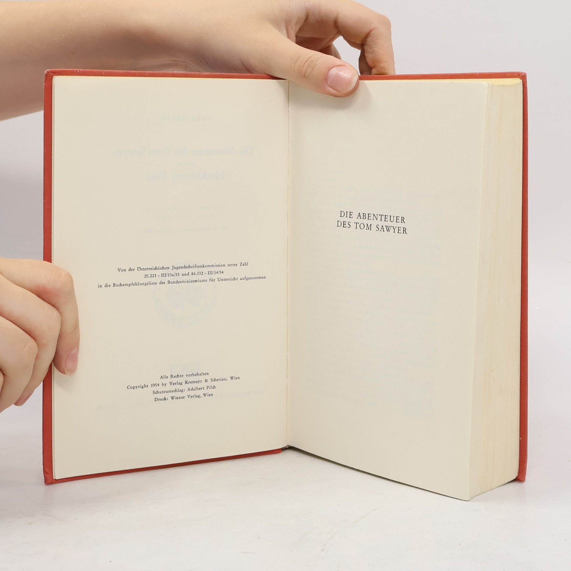 Mark Twain Die Abenteuer des Tom Sawyer und Huckleberry Finn