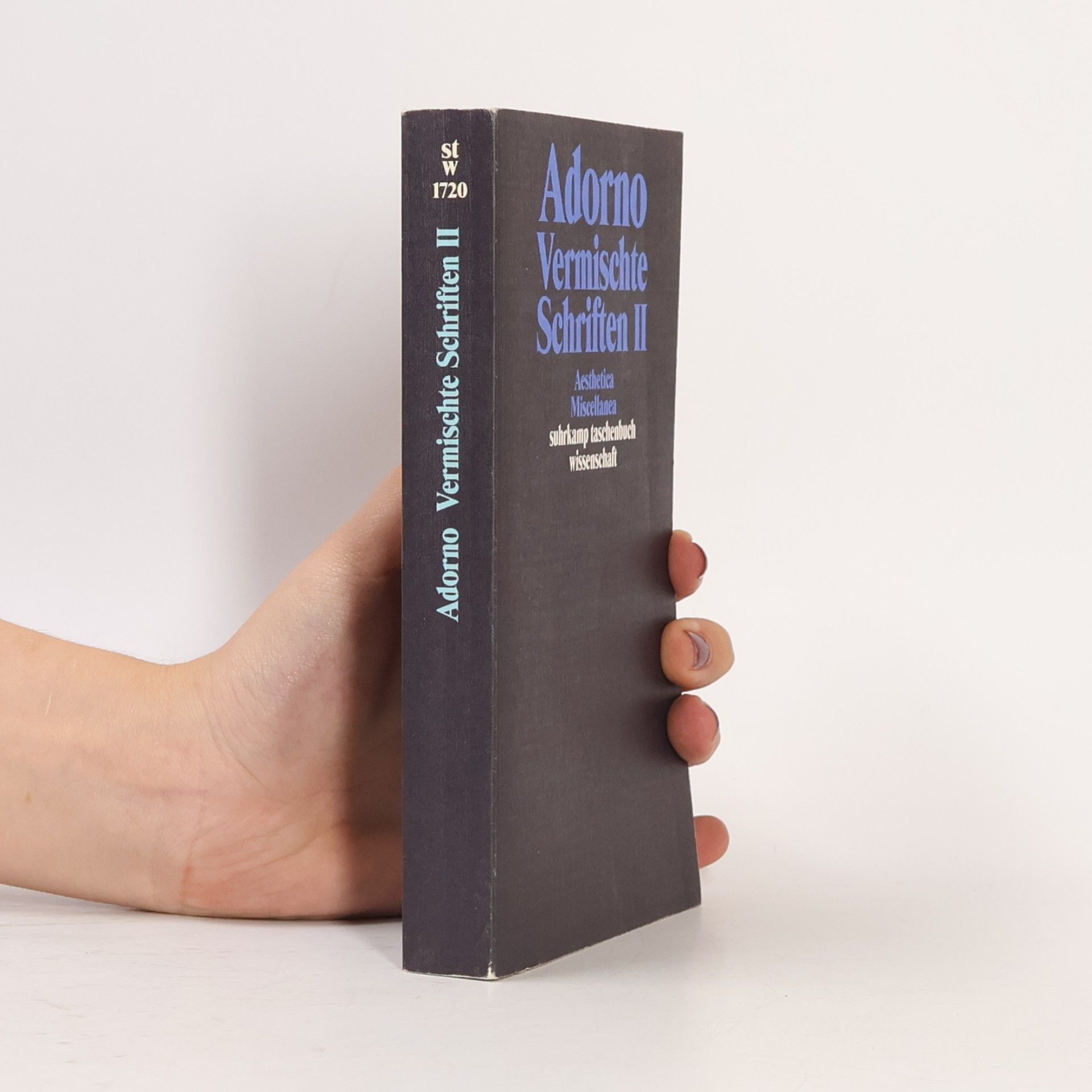 Theodor W. Adorno Vermischte Schriften, 2 Tle.