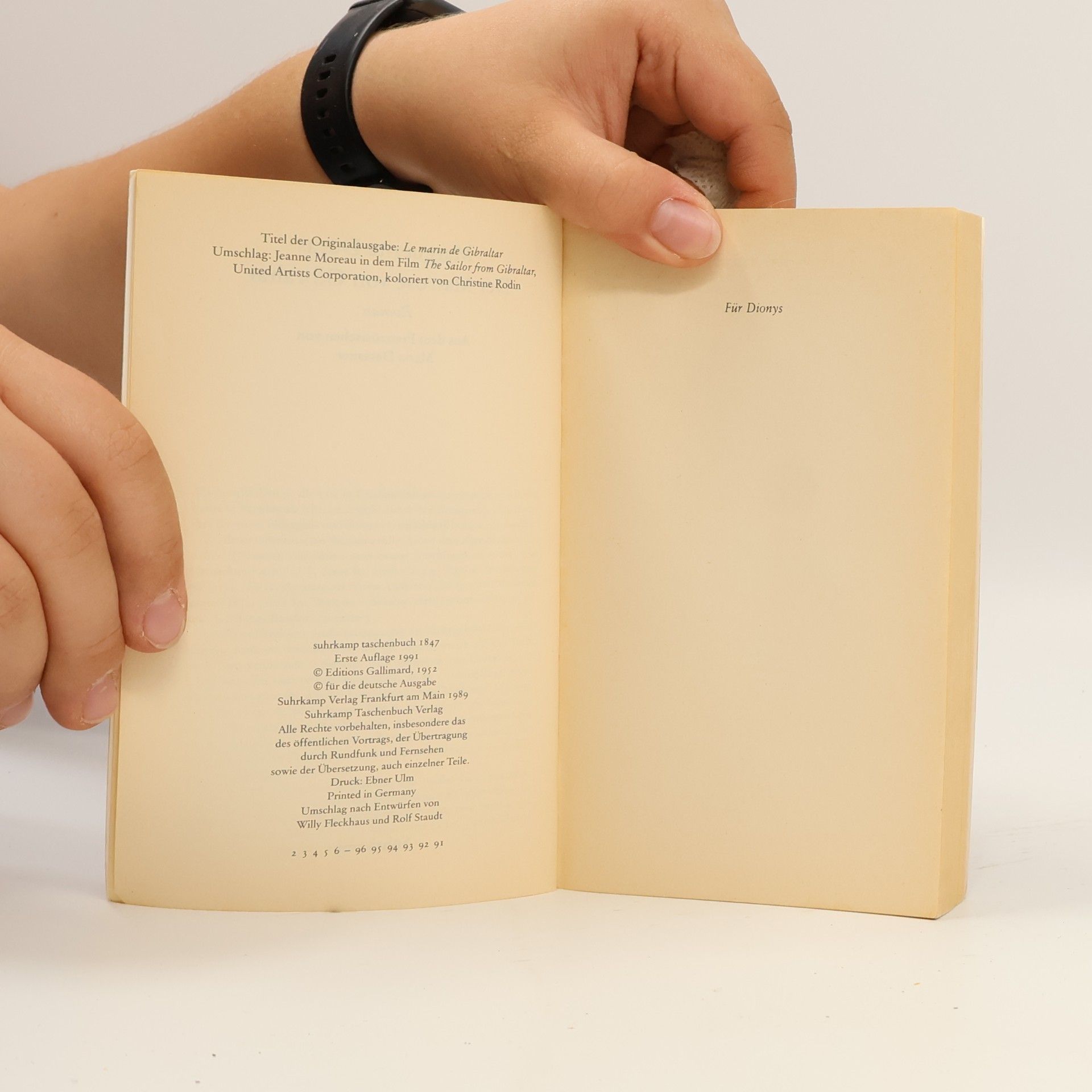 Marguerite Duras Der Matrose von Gibraltar