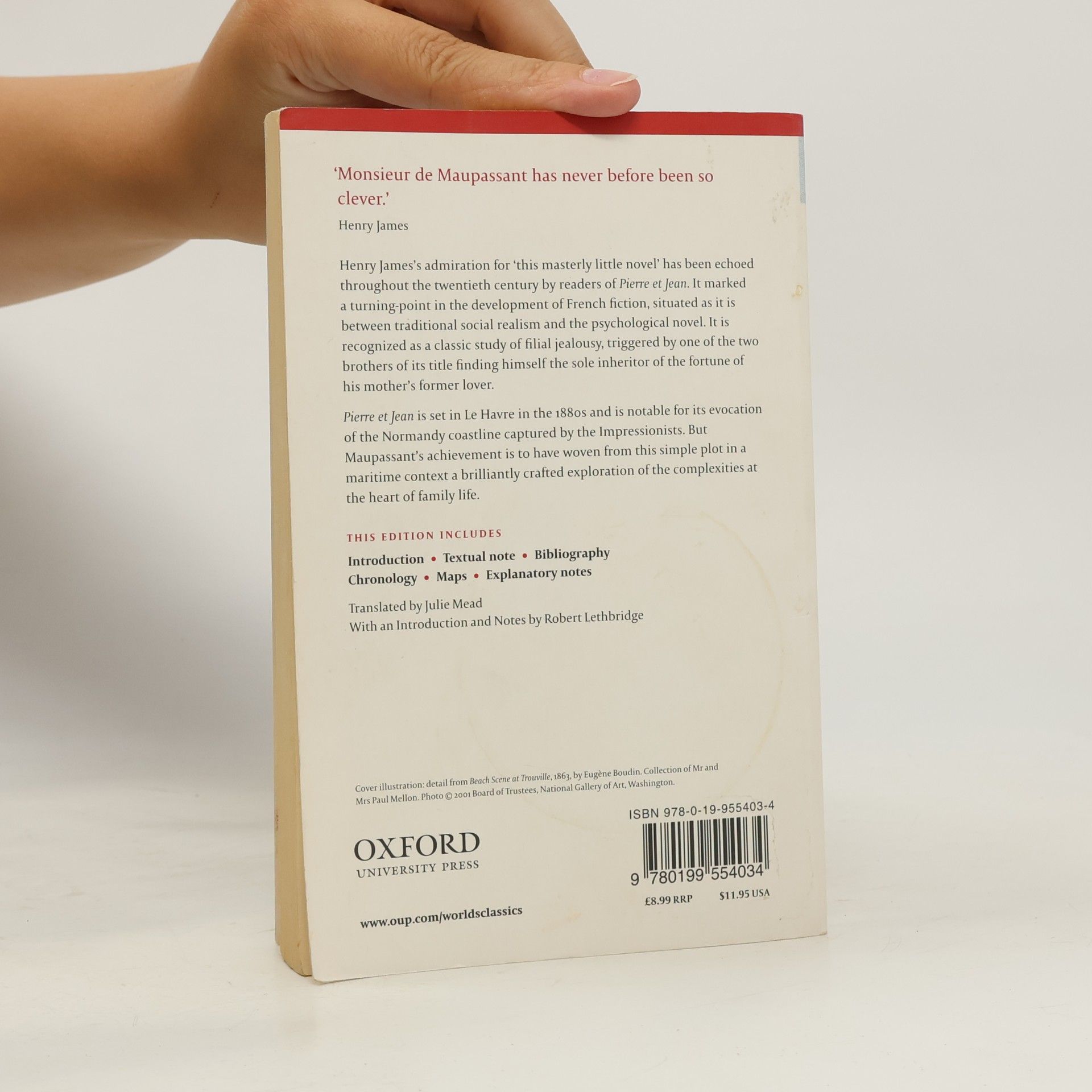 Guy de Maupassant Oxford World's Classics: Pierre et Jean