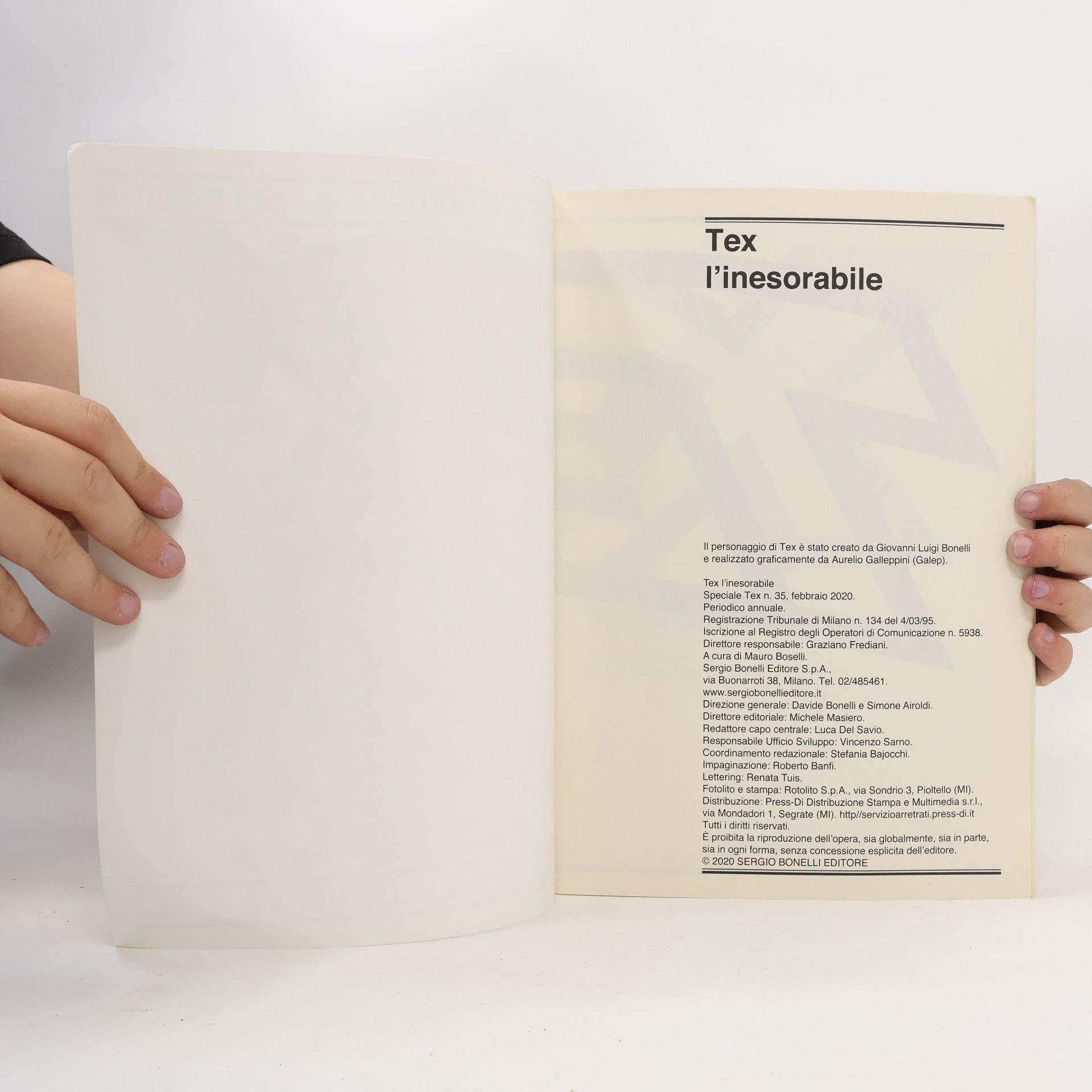 Various authors Tex: L'inesorabile
