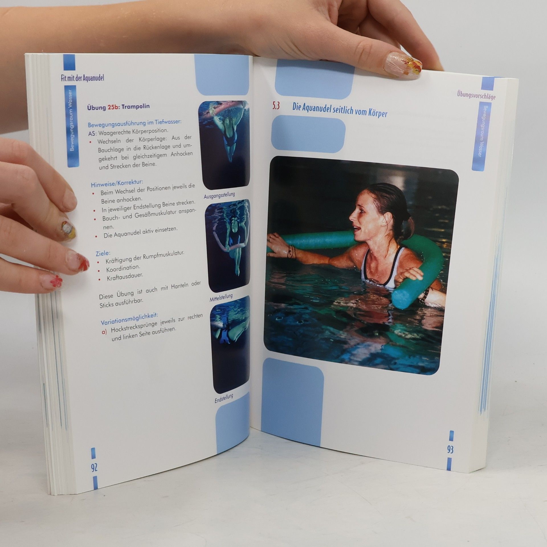 Claudia Schwark Fit mit der Aquanudel