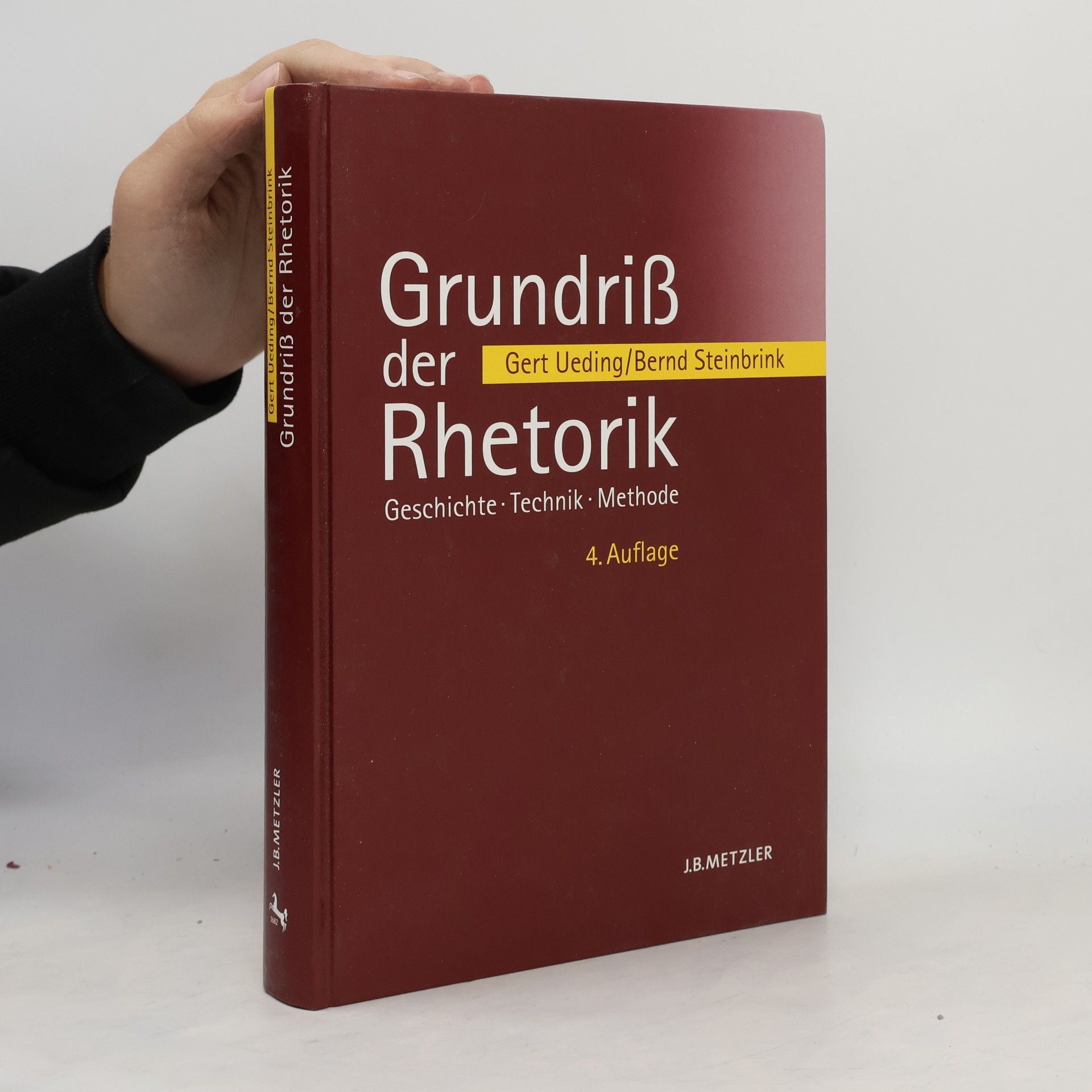Gert Ueding Grundriß der Rhetorik