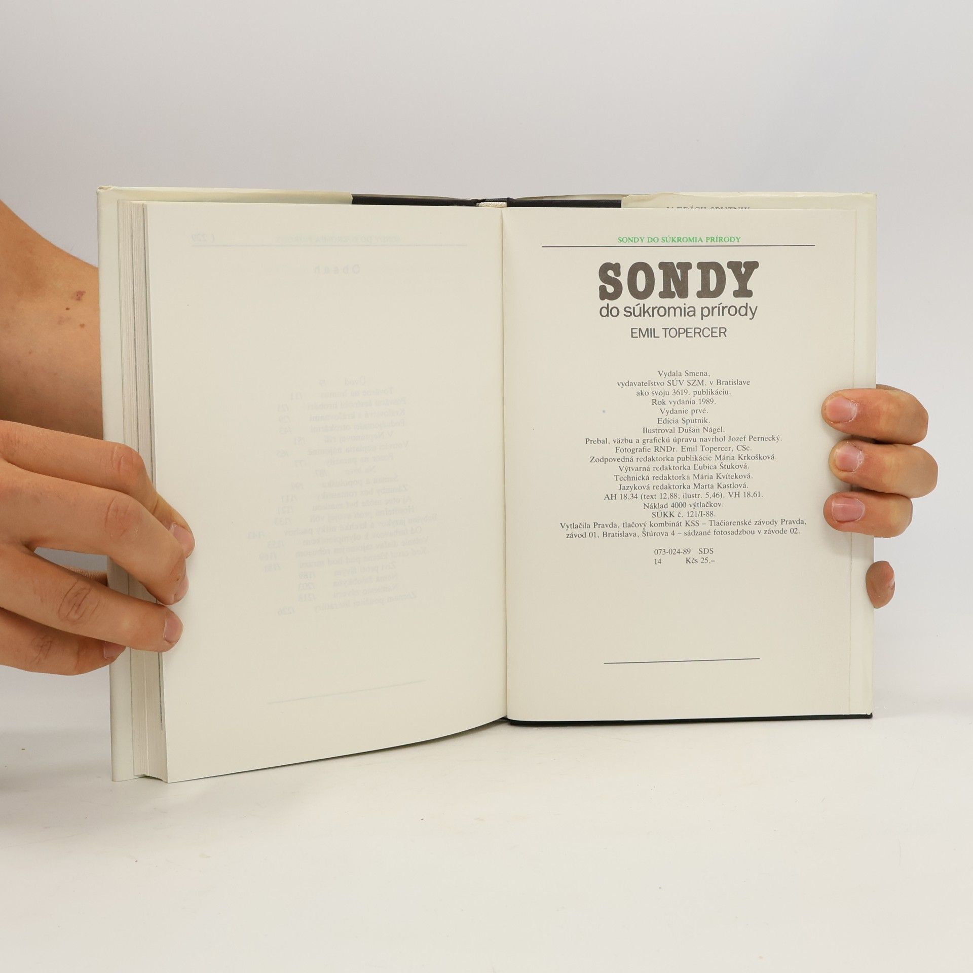 Emil Topercer Sondy do súkromia prírody