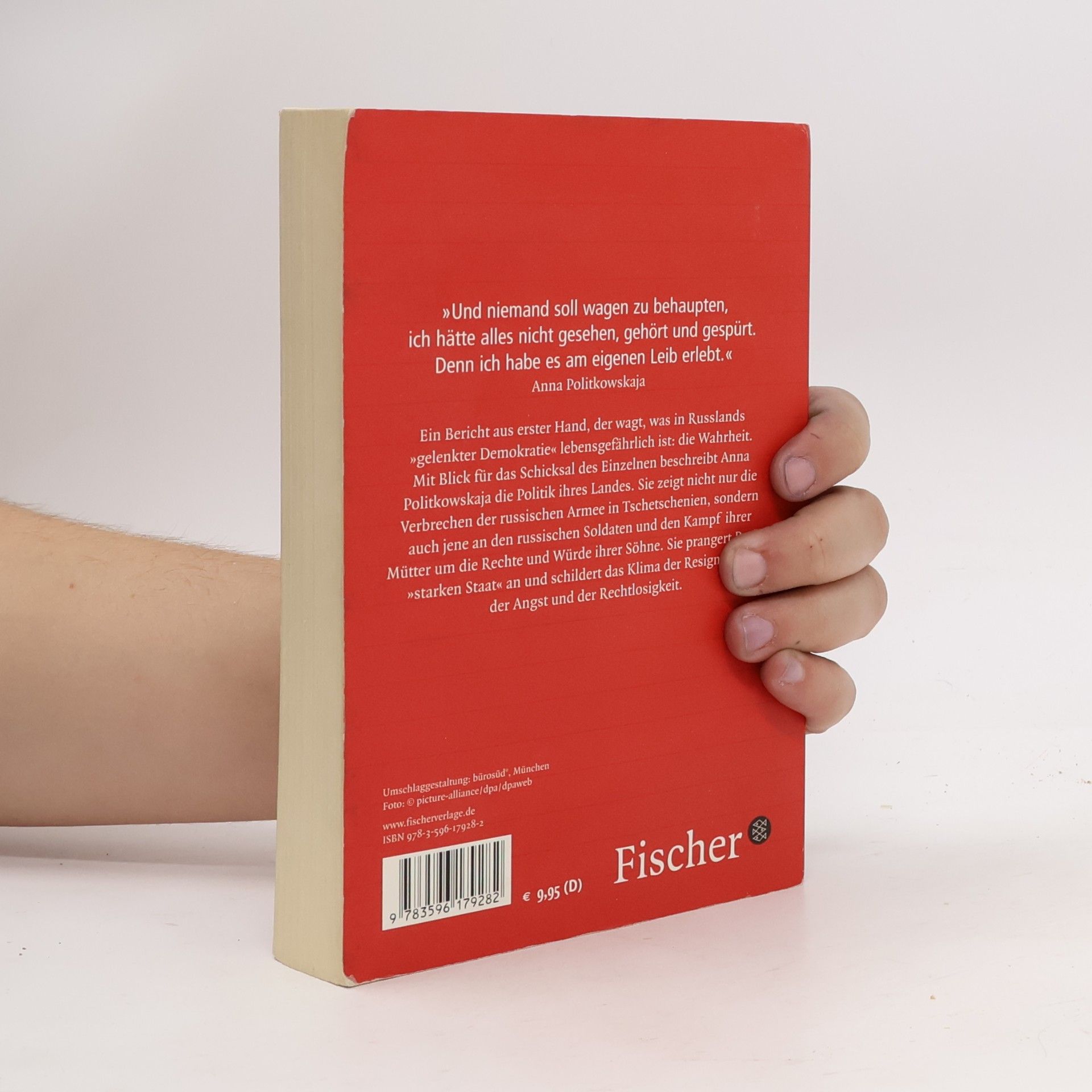 Anna Stěpanovna Politkovská Russisches Tagebuch