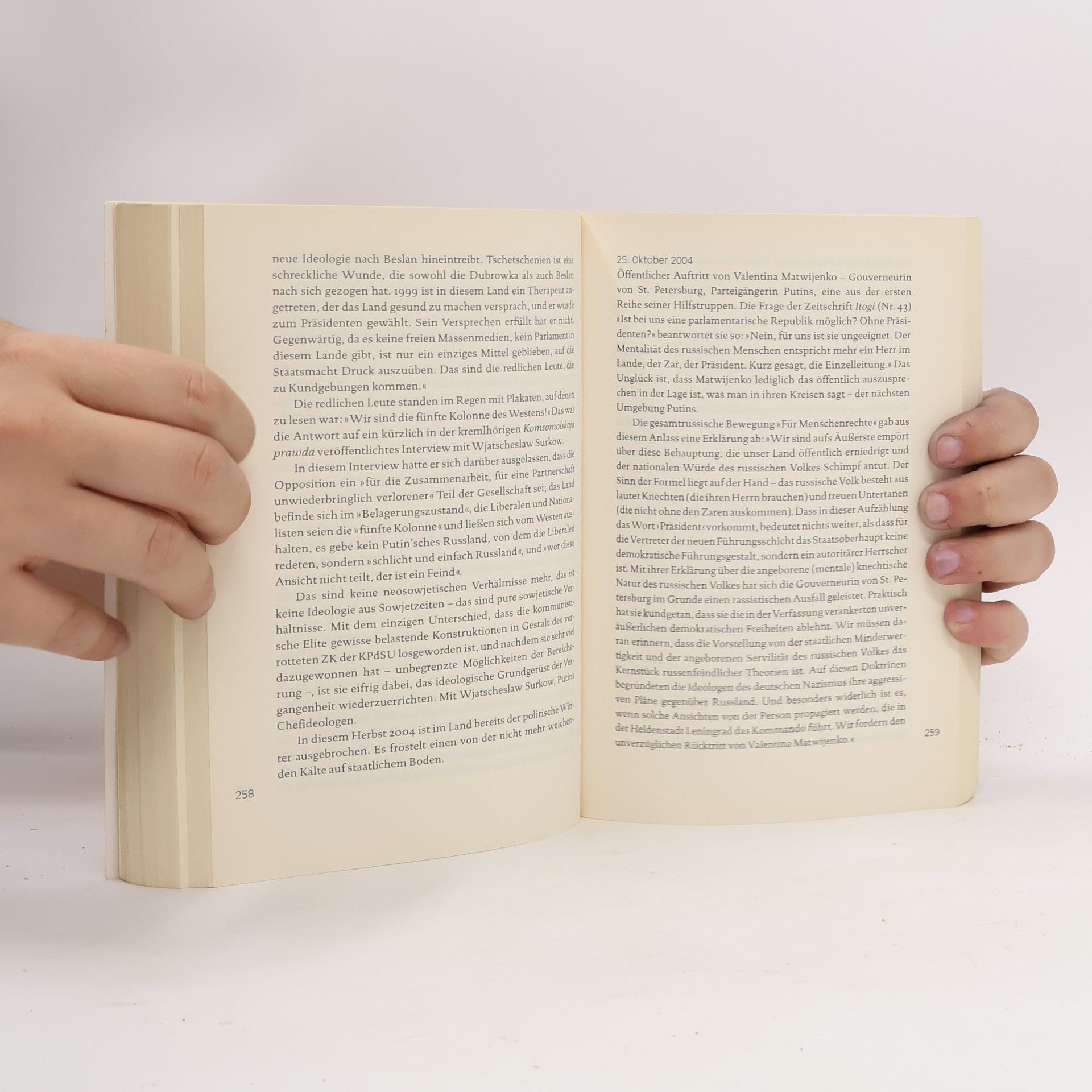 Anna Stěpanovna Politkovská Russisches Tagebuch