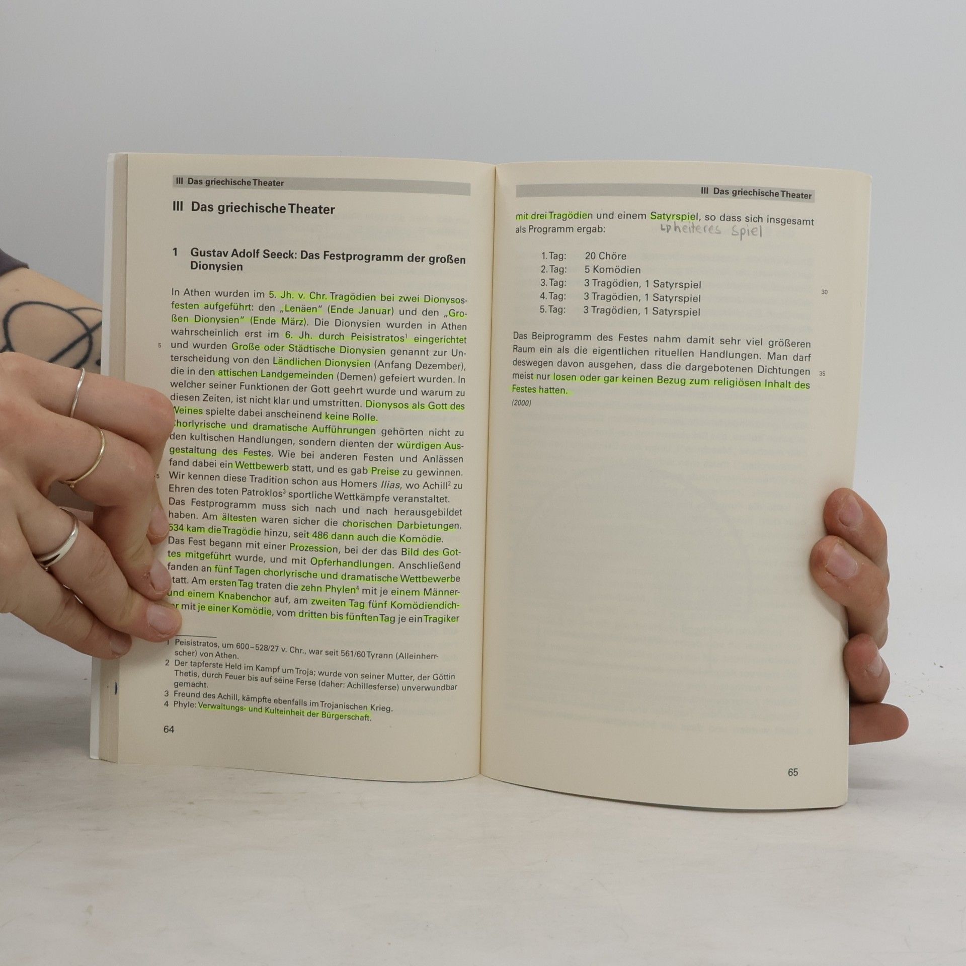 Sophocles Editionen mit Materialien: König Ödipus