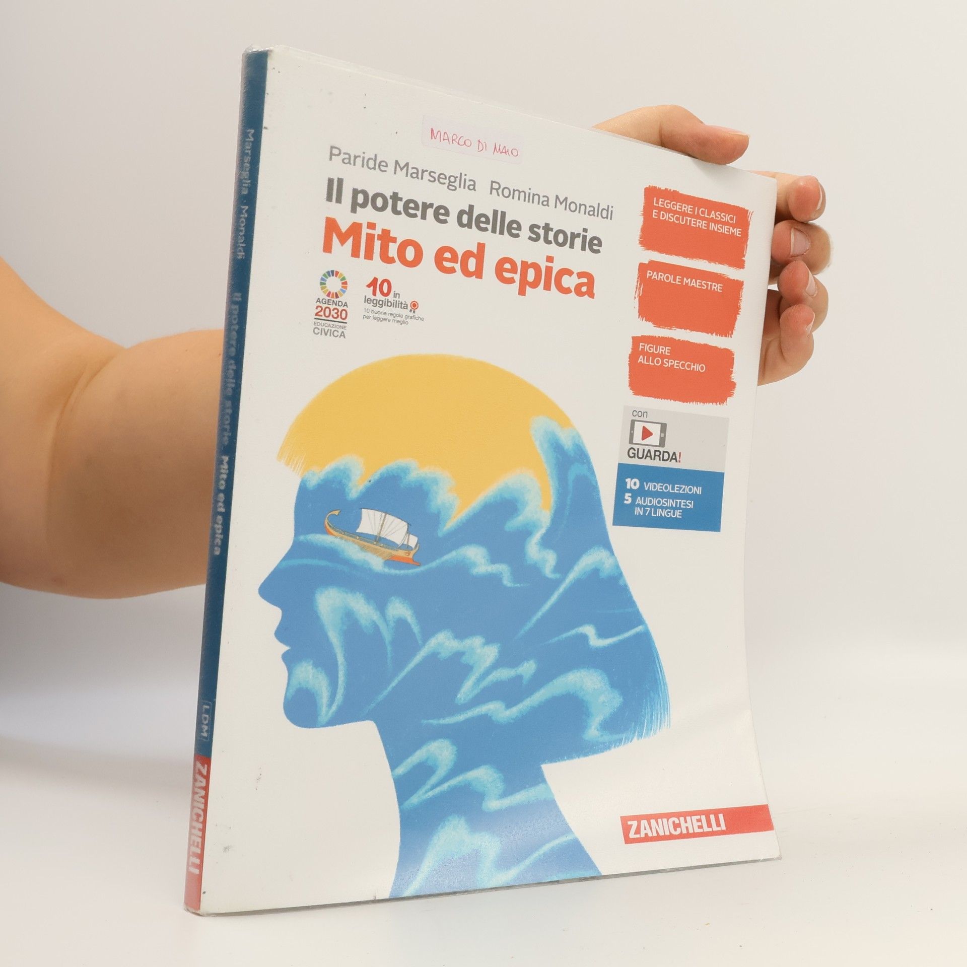 Romina Monaldi Il potere delle storie. Mito ed epica. Per la scuola media. Con e-book. Con espansione online - 10a leggibilità: 12 buone regole grafiche per leggere meglio - Agenda 2030 educazione civica