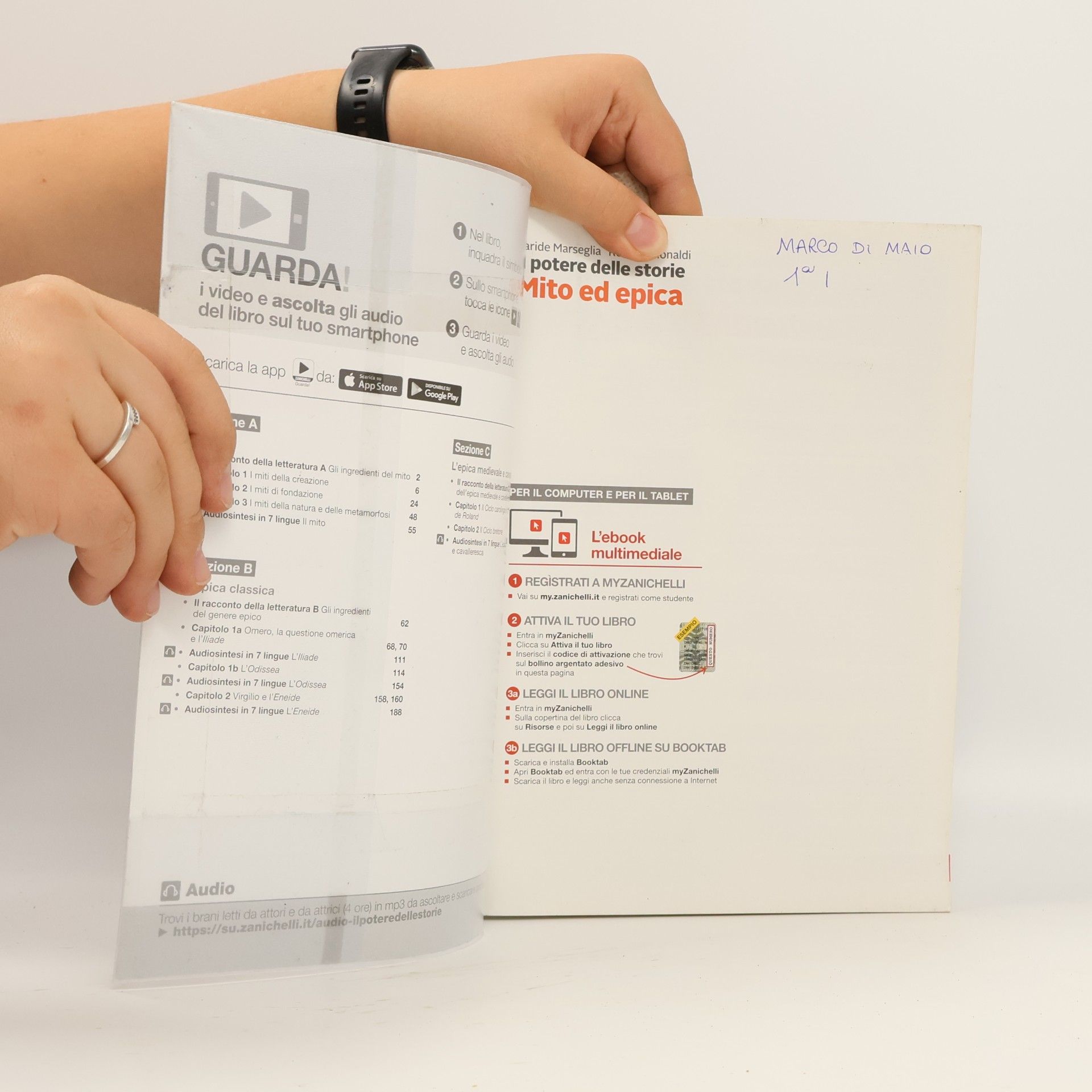 Paride Marseglia Il potere delle storie. Mito ed epica. Per la scuola media. Con e-book. Con espansione online - 10a leggibilità: 12 buone regole grafiche per leggere meglio - Agenda 2030 educazione civica