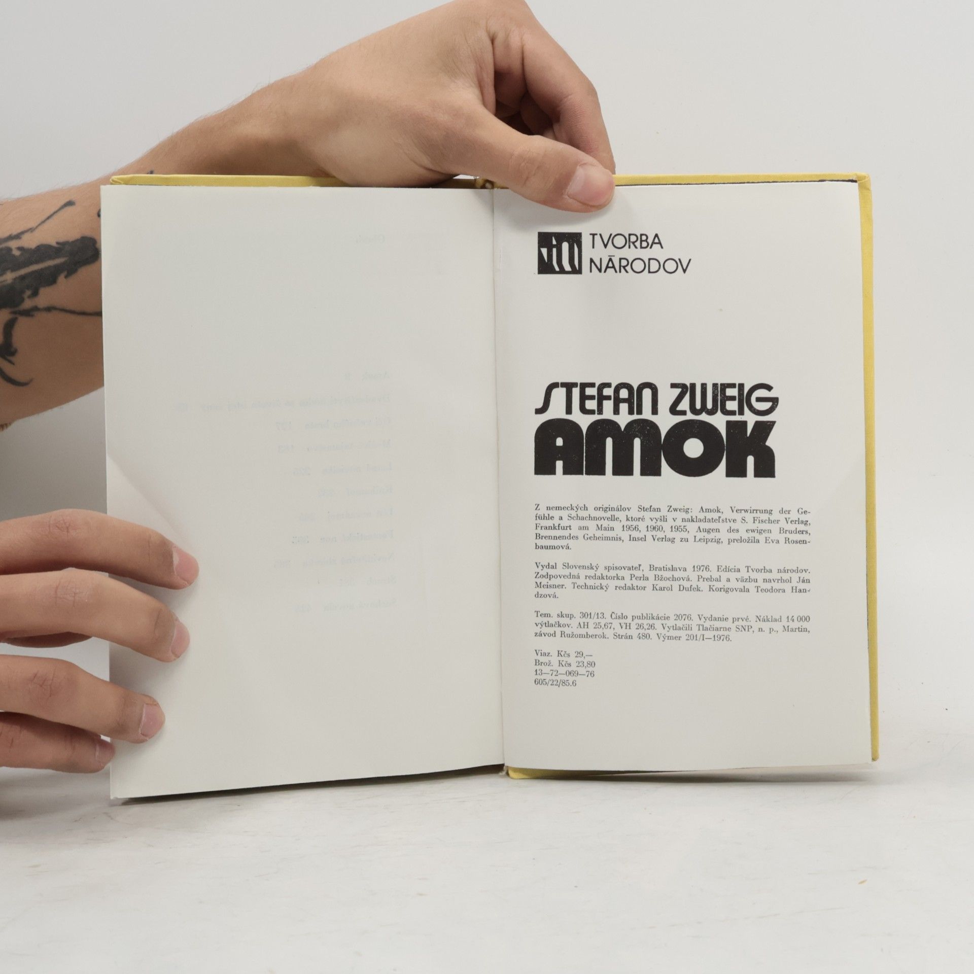Stefan Zweig Amok