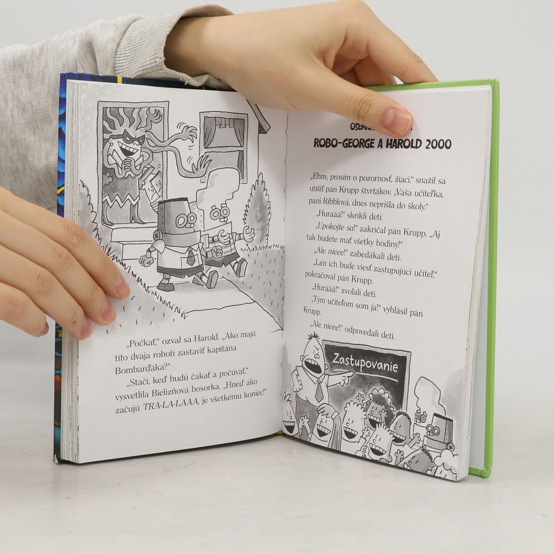 Dav Pilkey Kapitán Bombarďák a bezbrehé besnenie bláznivej bielizňovej bosorky