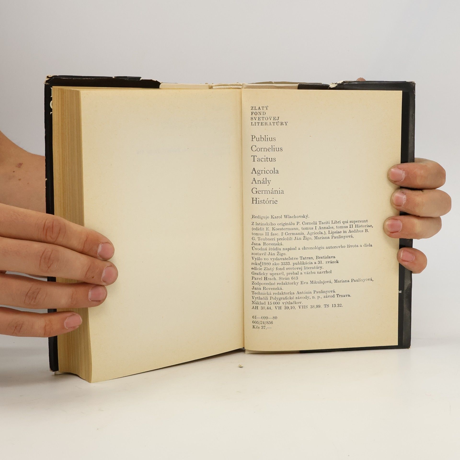Tacitus Agricola. Anály. Germánia. Histórie