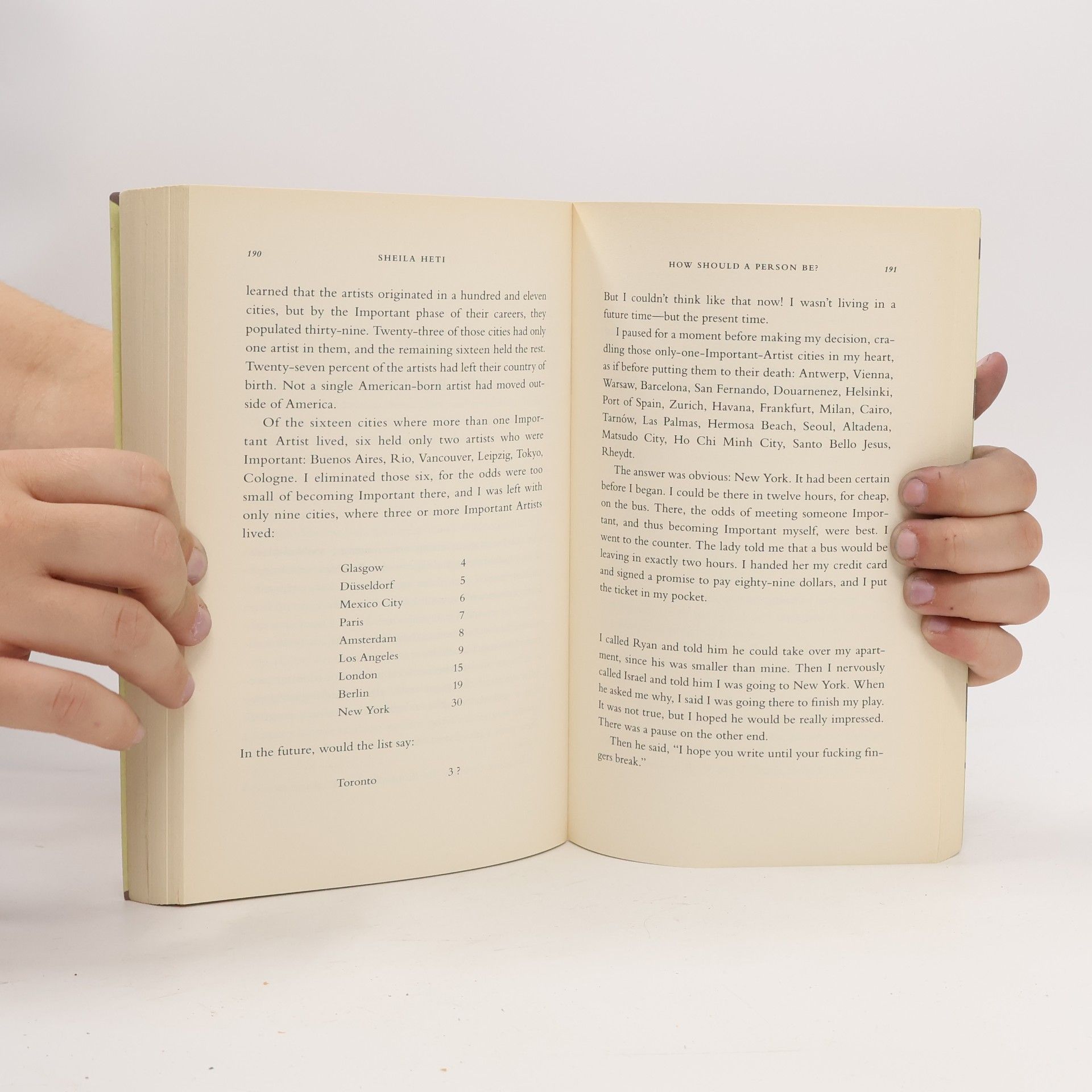 Sheila Heti How Should a Person Be?