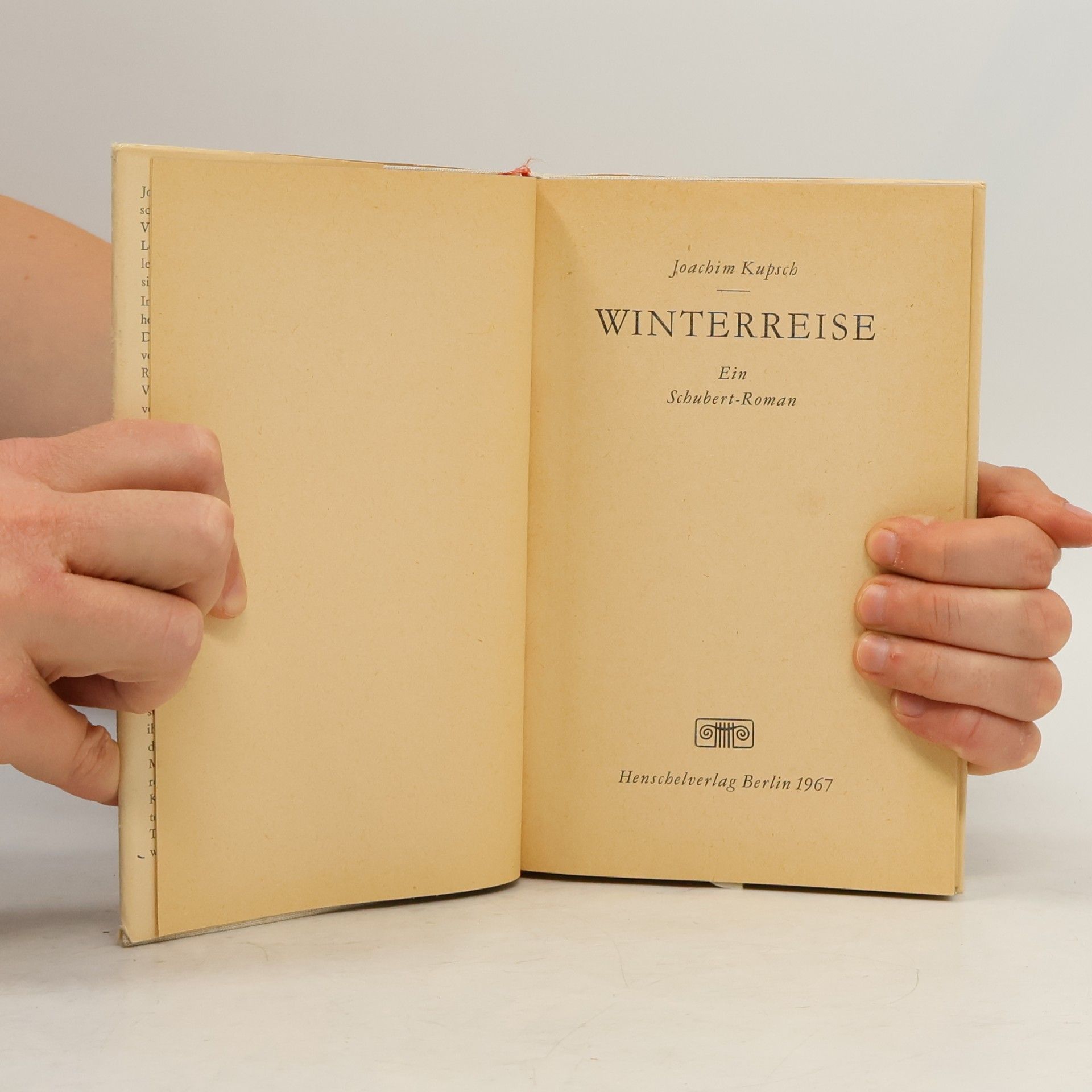 Joachim Kupsch Winterreise