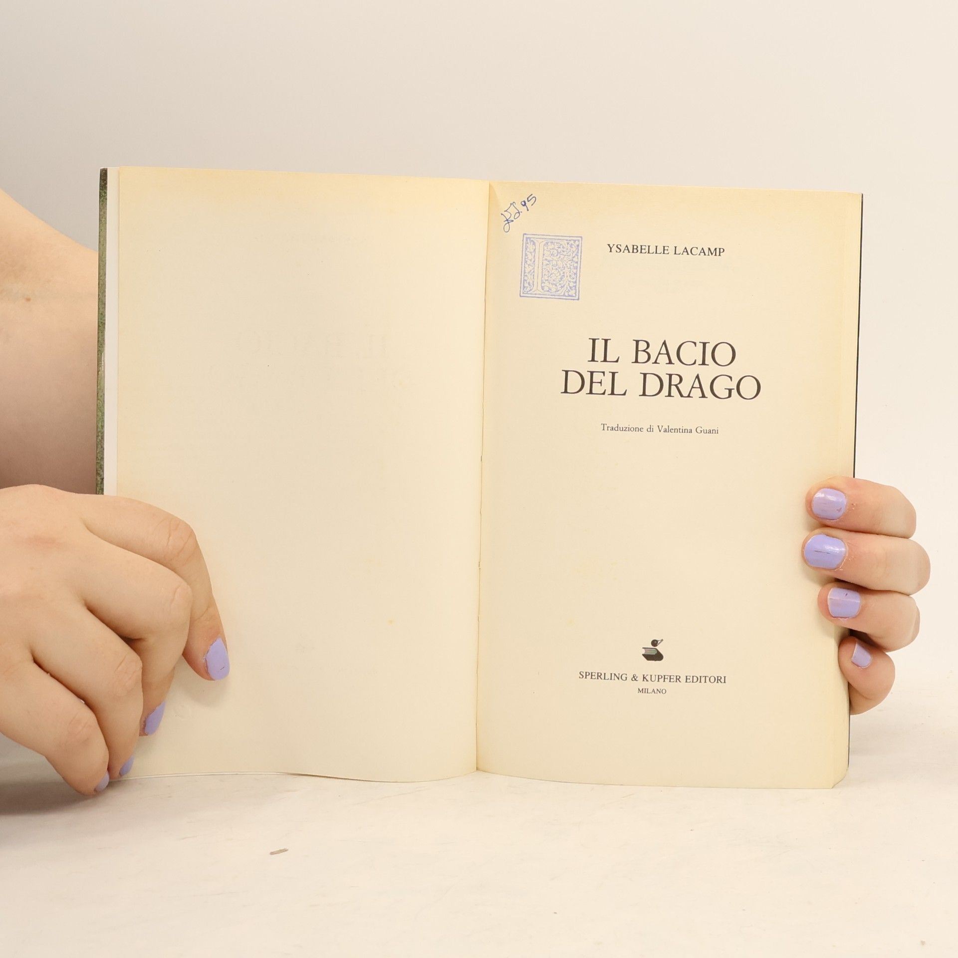Ysabelle Lacamp Il bacio del drago