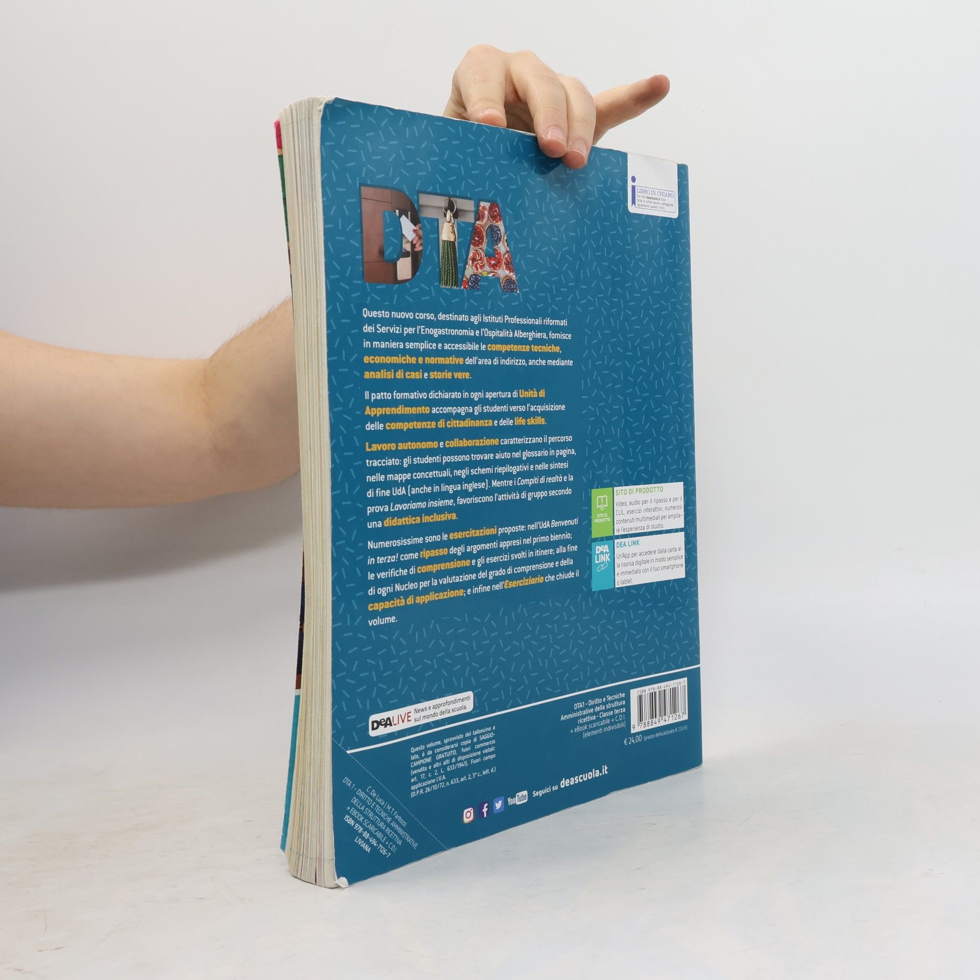Caterina De Luca  Diritto e tecnica amministrativa della struttura ricettiva. Per la 3ª classe delle Scuole superiori. Con e-book. Con espansione online