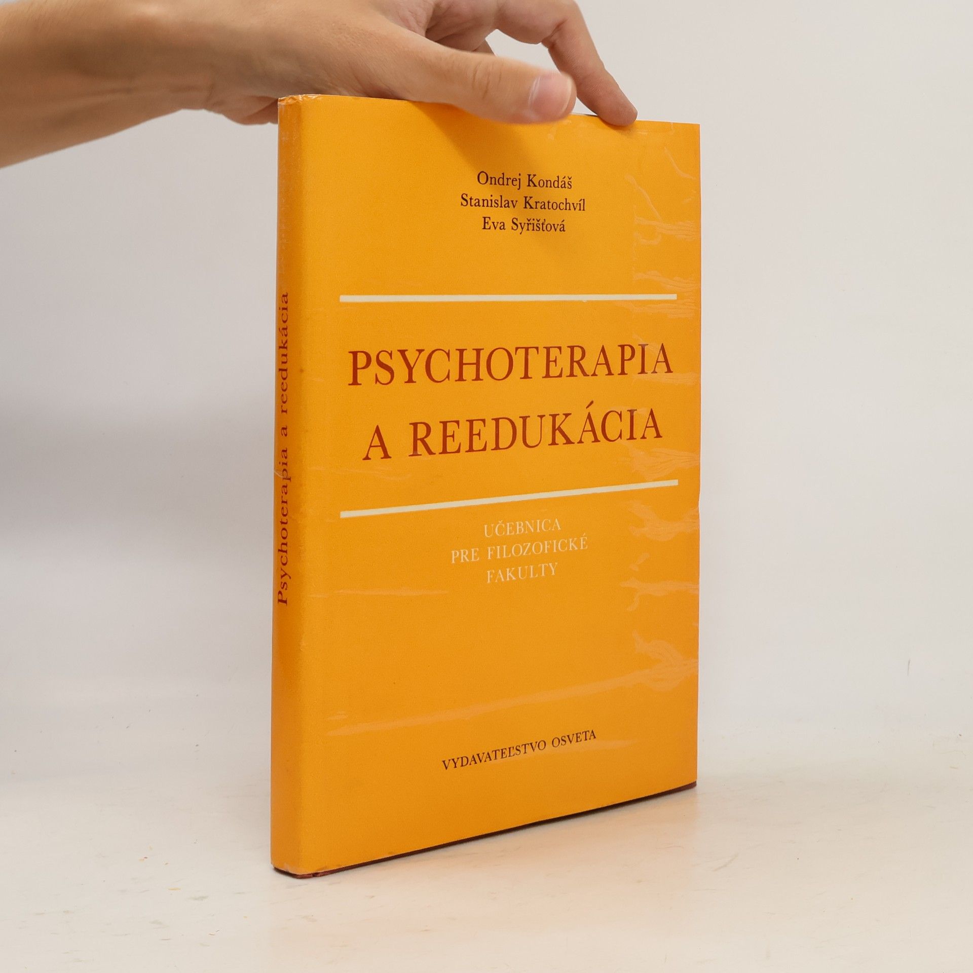 Ondrej Kondáš Psychoterapia a reedukácia