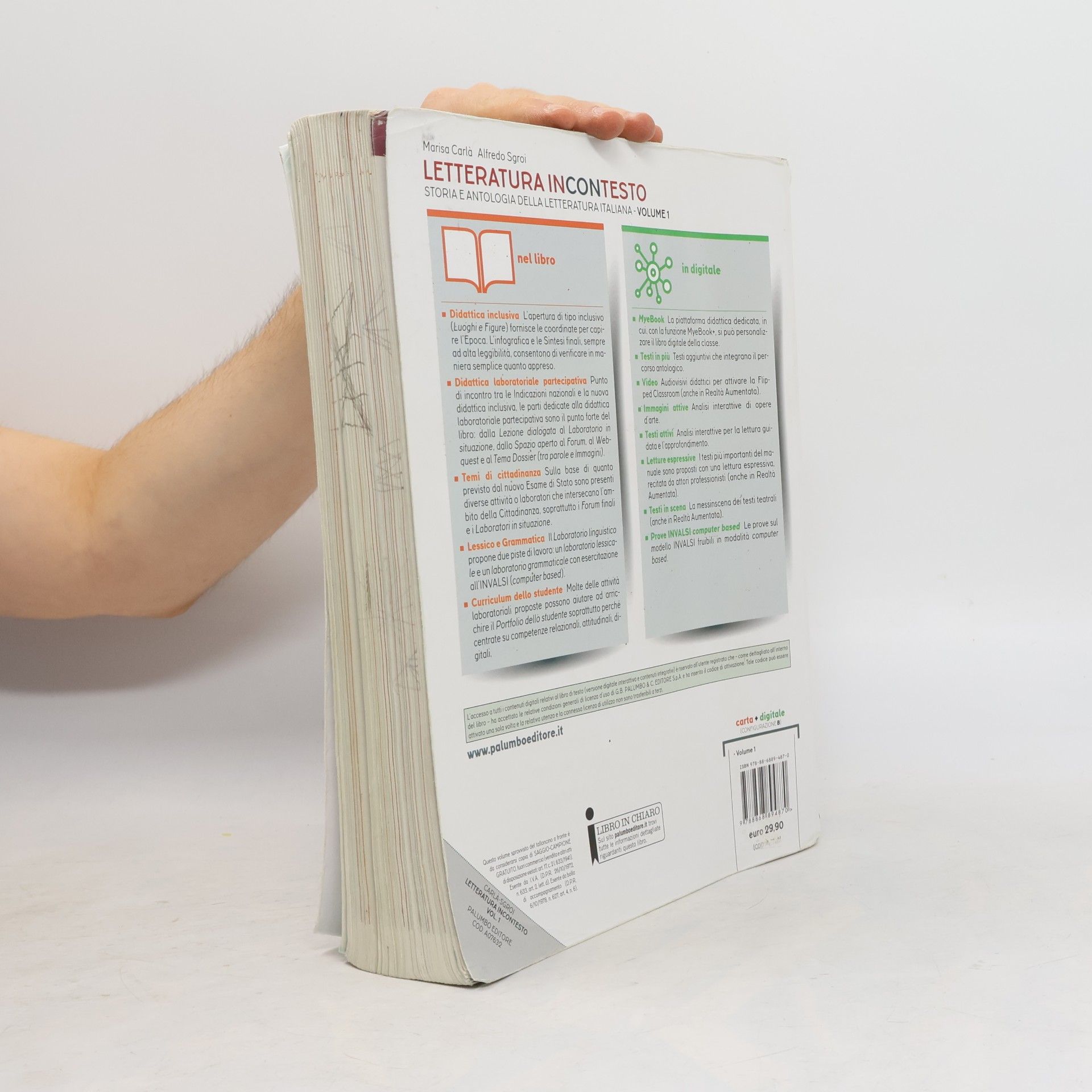 Marisa Carlá Letteratura incontesto. Storia e antologia della letteratura italiana. Per le scuole superiori. Con ebook. Con espansione online