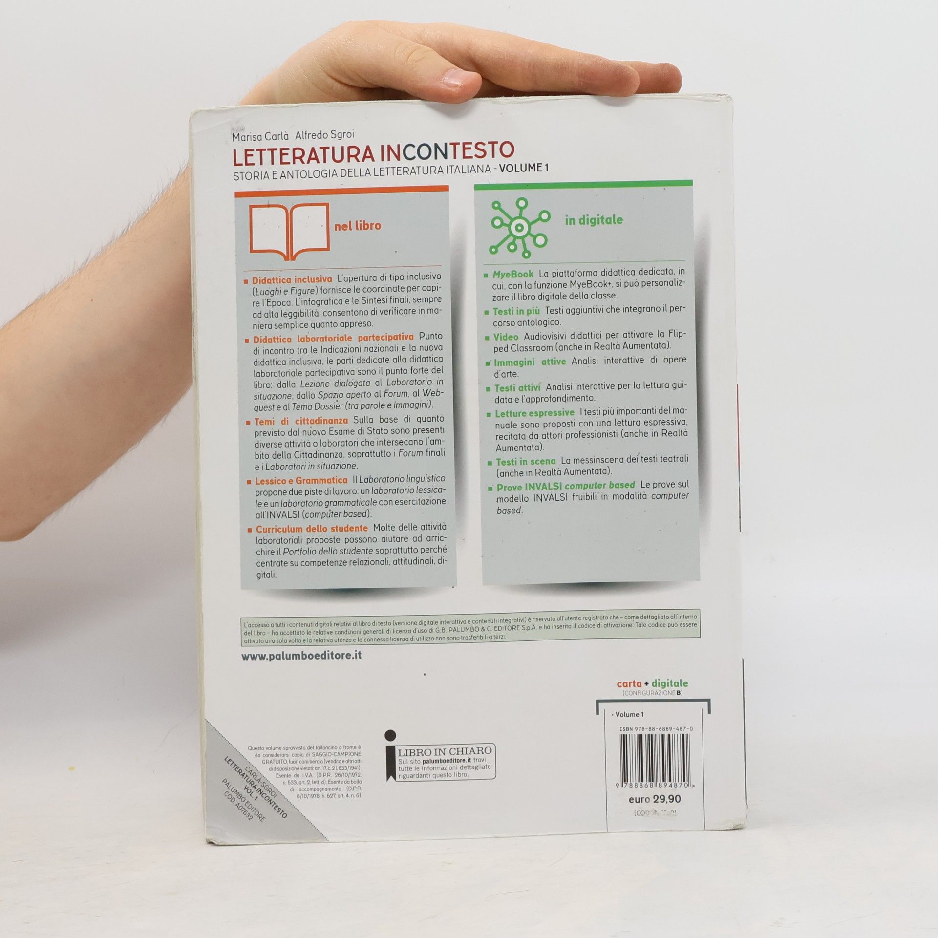 Marisa Carlá Letteratura incontesto. Storia e antologia della letteratura italiana. Per le scuole superiori. Con ebook. Con espansione online