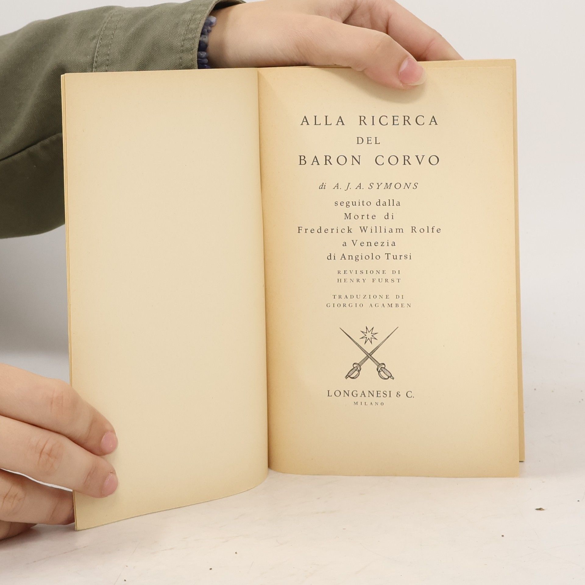 A.J.A. Symons Alla ricerca del Baron Corvo