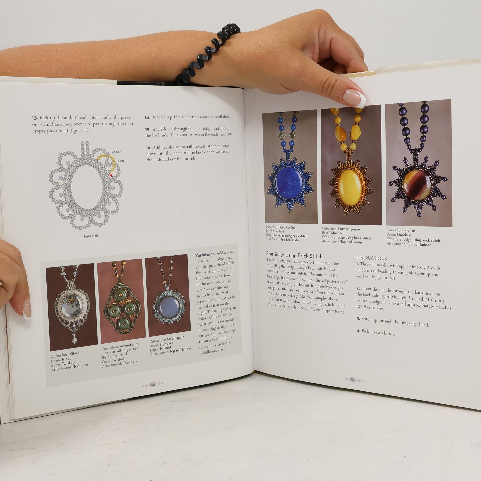 Jamie Cloud Eakin Beading with Cabochons