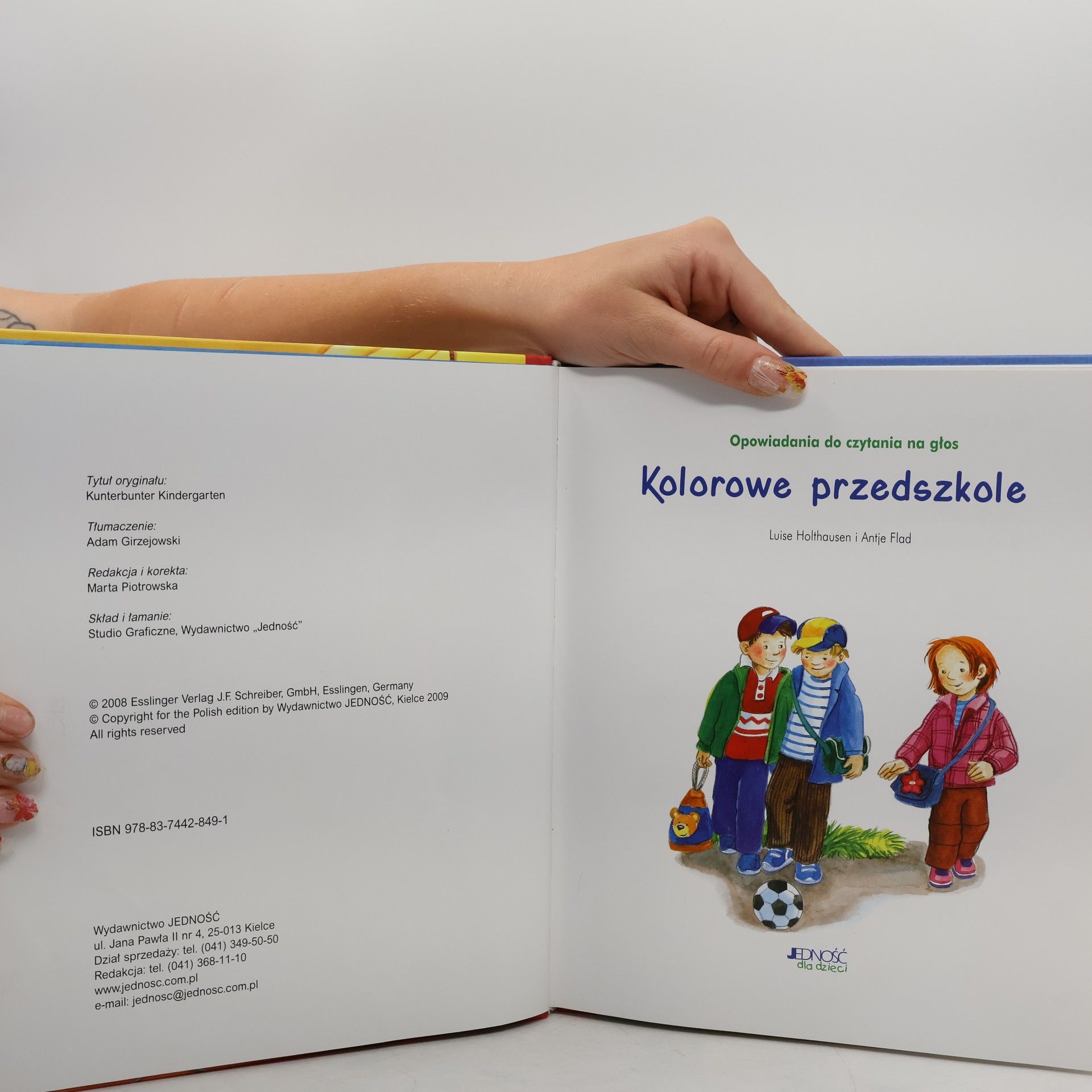 Luise Holthausen Kolorowe przedszkole: z łamigłówką