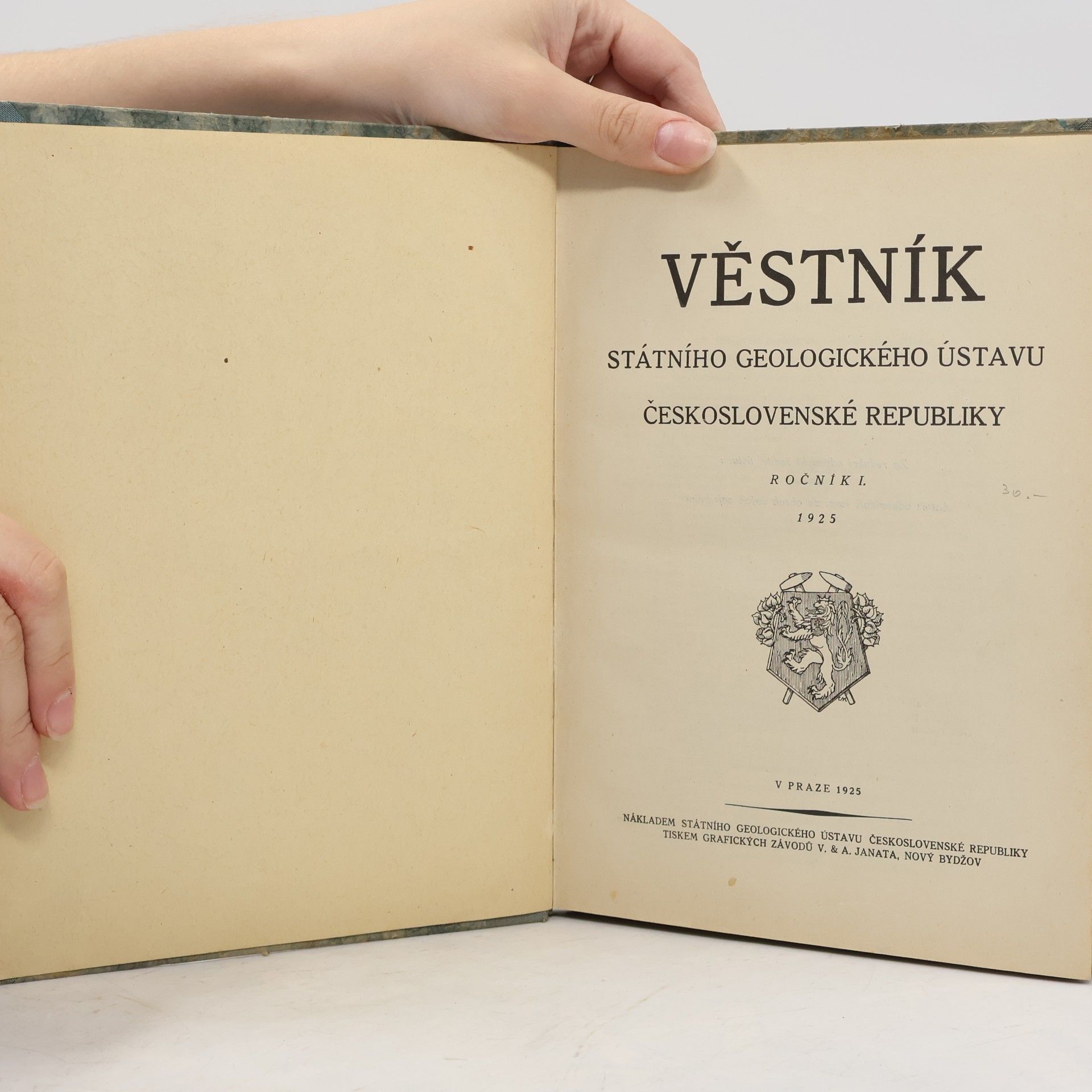 Kolektiv autorů Věstník. Ročník I.