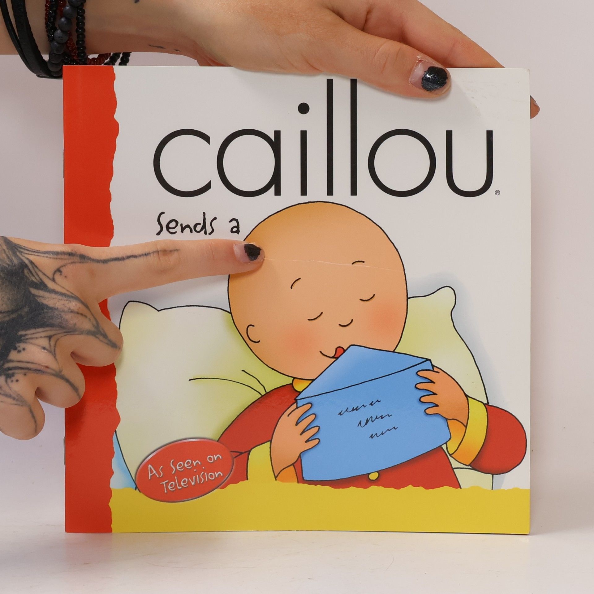 Joceline Sanschagrin Backpack (Caillou): Caillou Sends A Letter