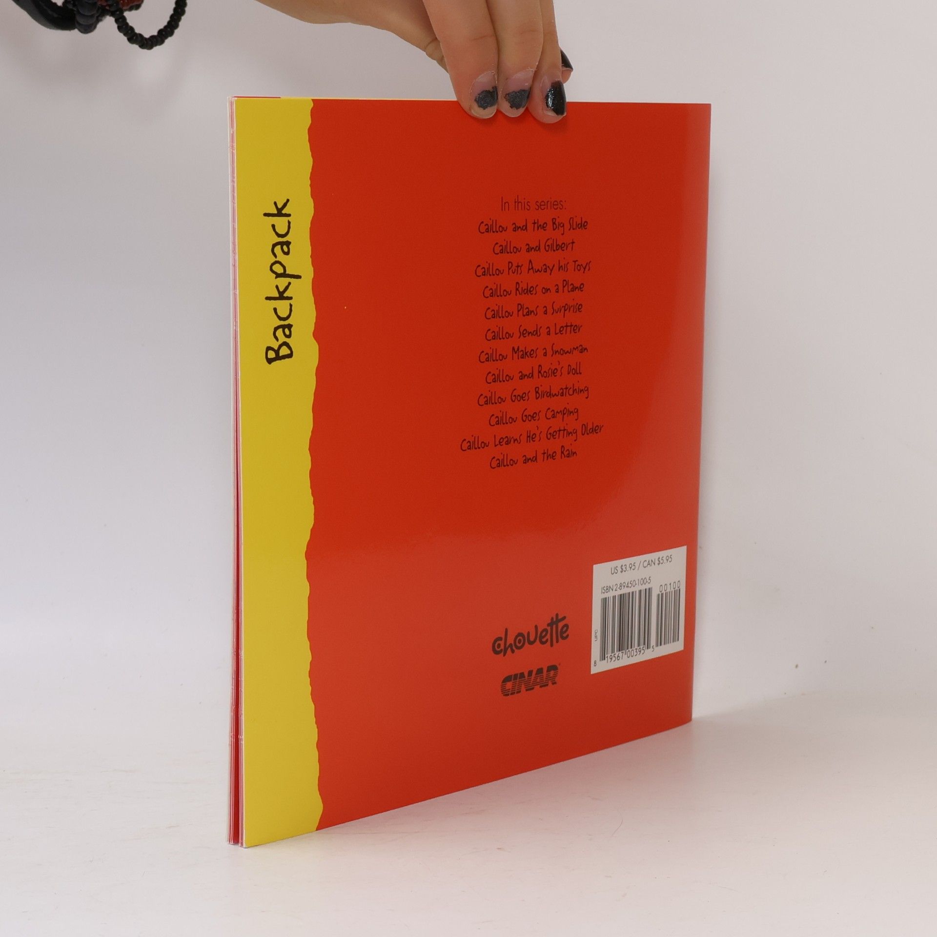 Joceline Sanschagrin Backpack (Caillou): Caillou Sends A Letter