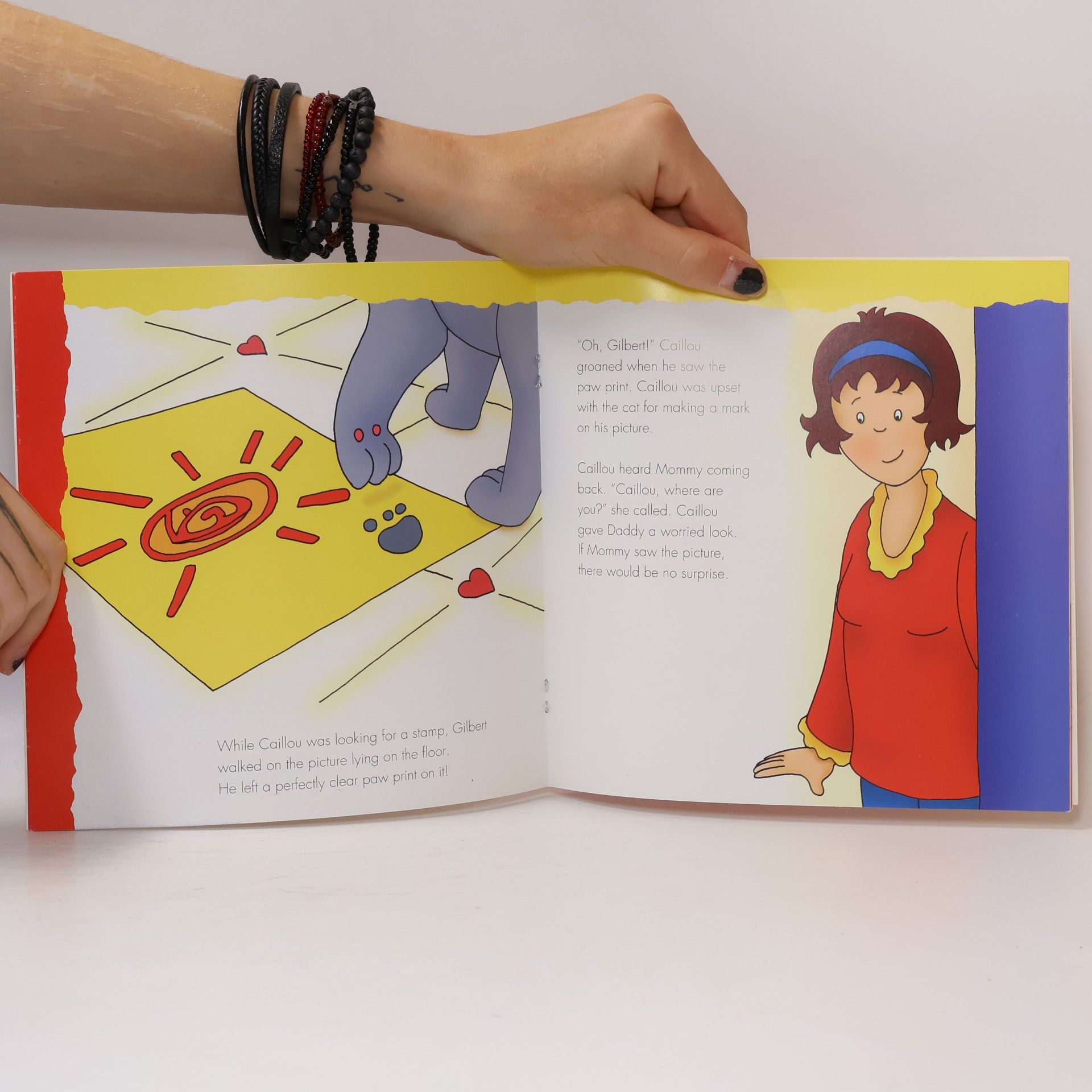 Joceline Sanschagrin Backpack (Caillou): Caillou Sends A Letter