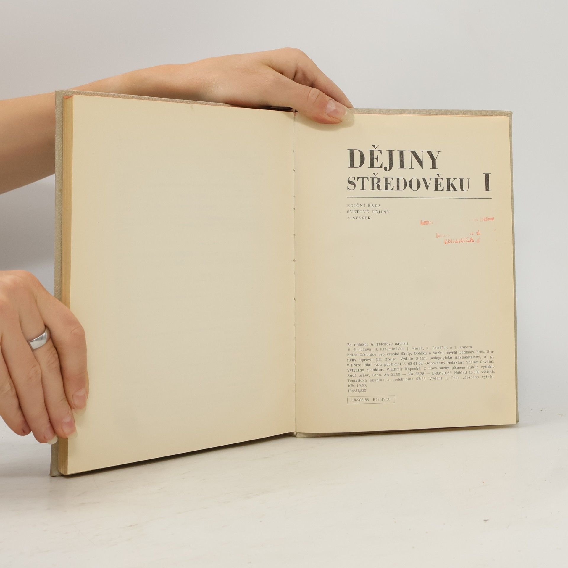 Alice Teichova Dějiny středověku I.