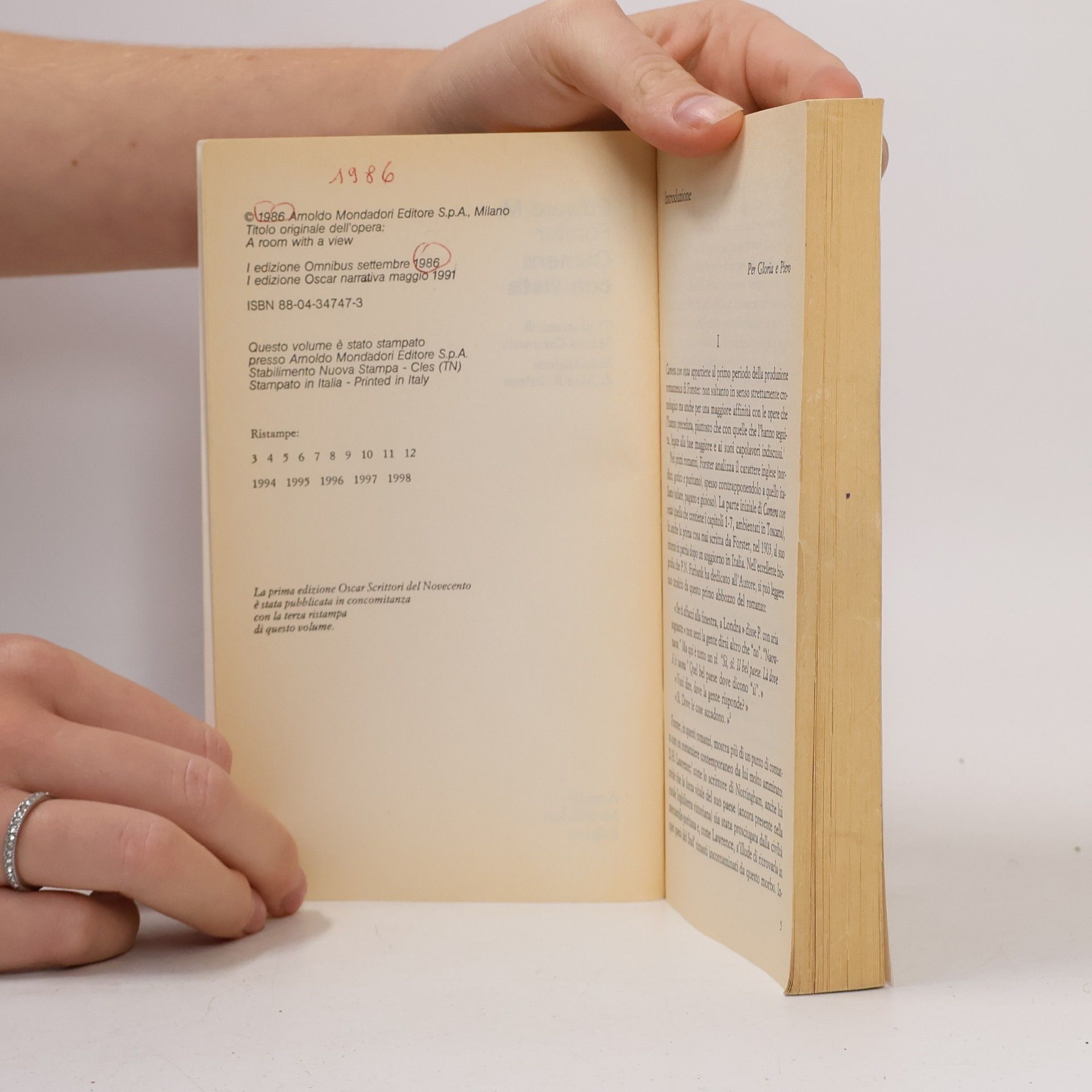 E. M. Forster Scrittori del Novecento - 1152: Camera con vista