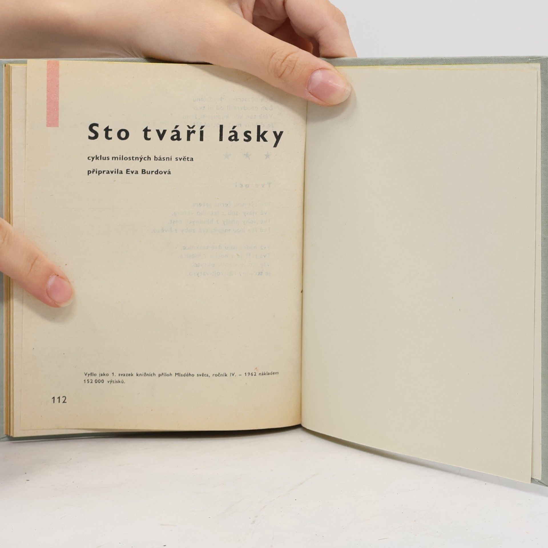 Eva Burdová Sto tváří lásky