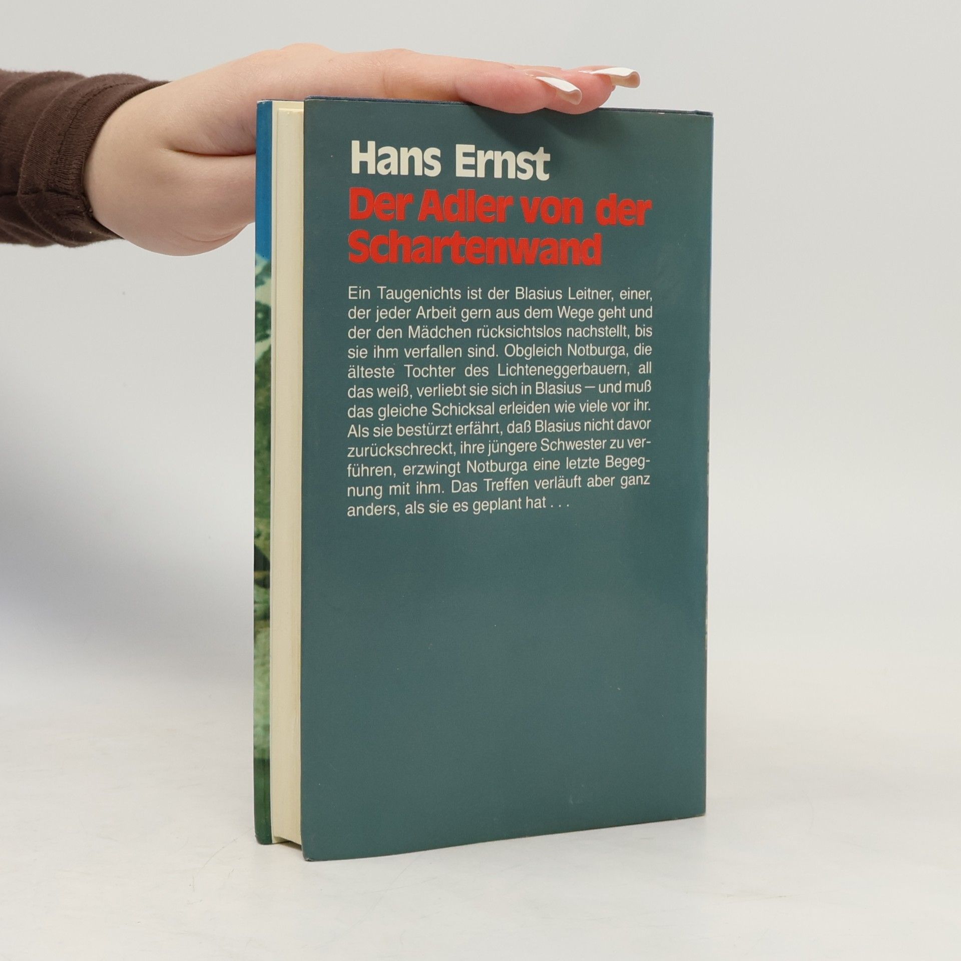 Hans Ernst Der Adler von der Schartenwand