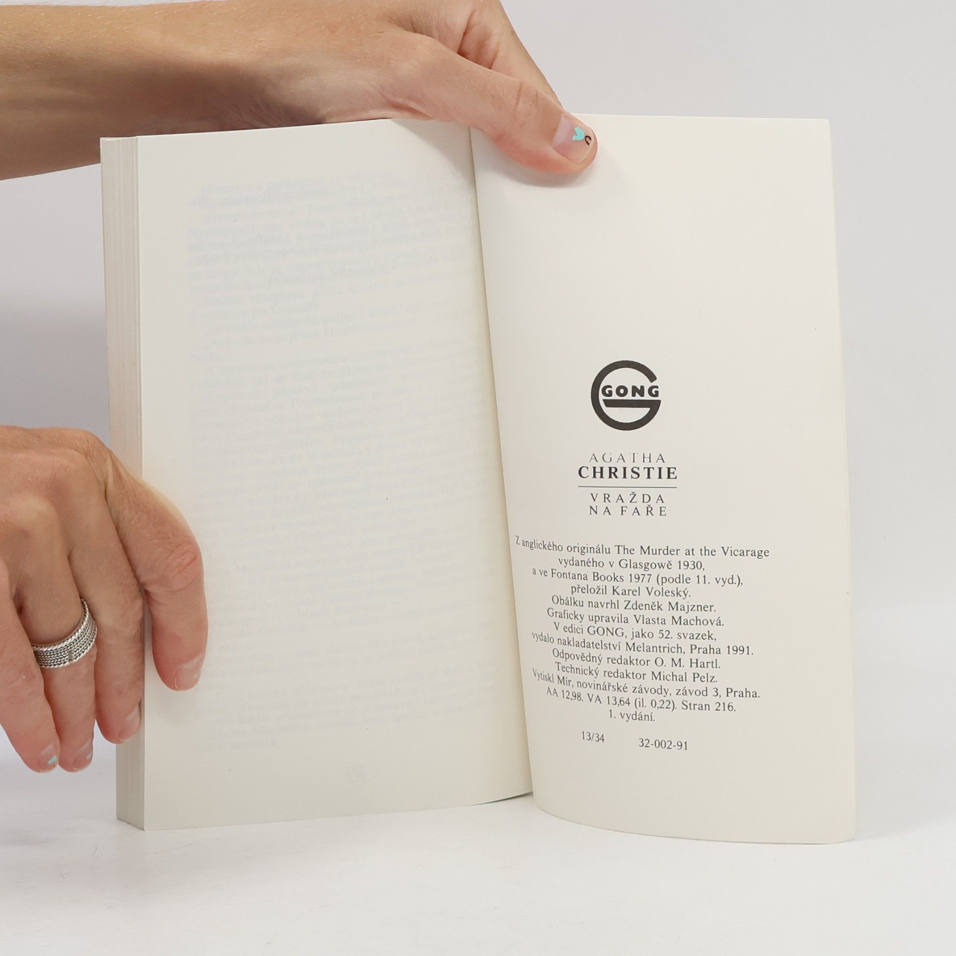 Agatha Christie Vražda na faře