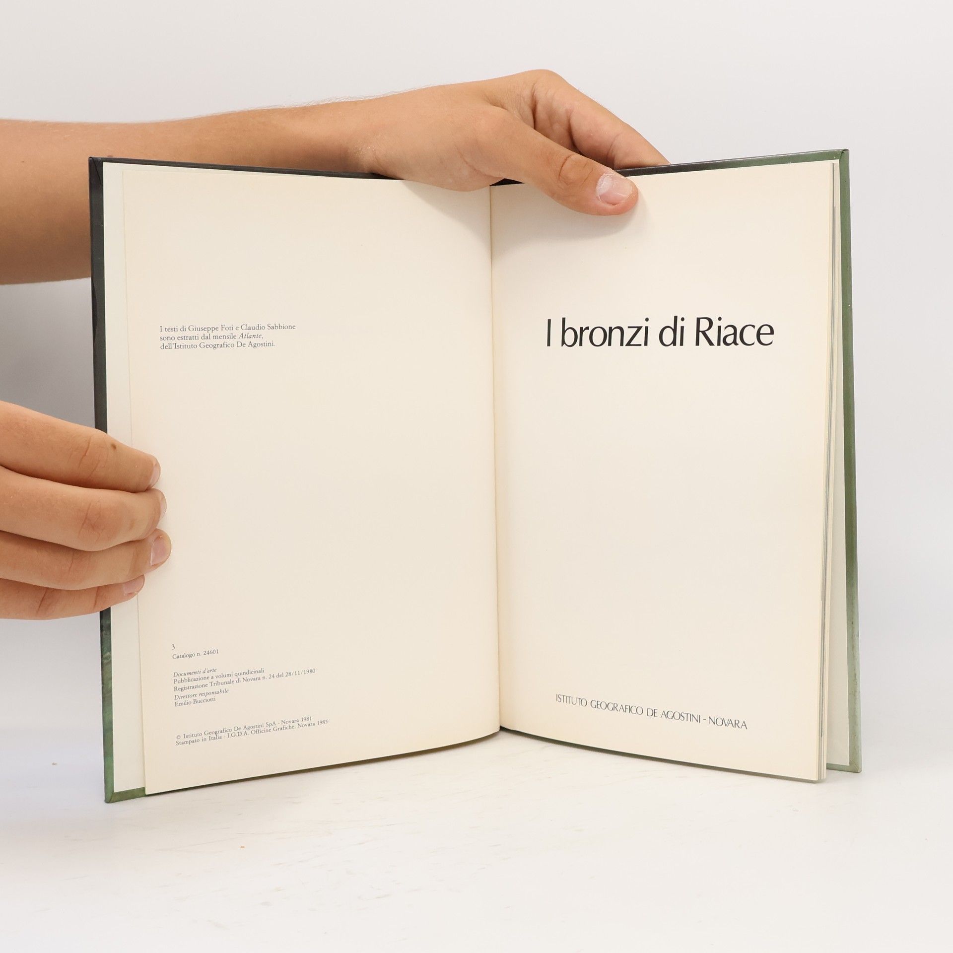 Autores varios I bronzi di Riace