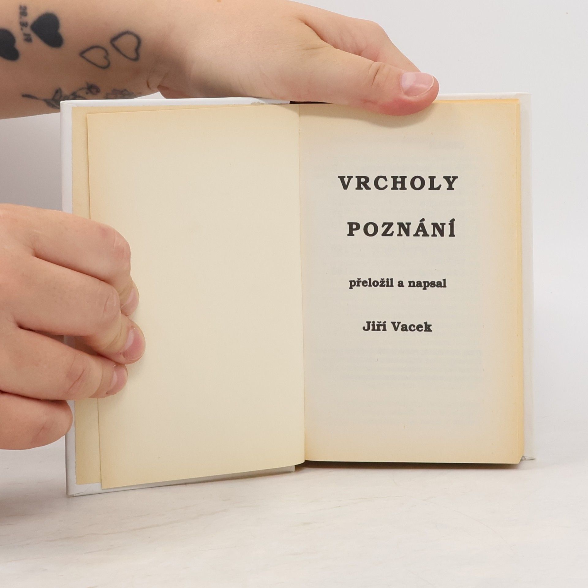 Jiří Vacek Vrcholy poznání