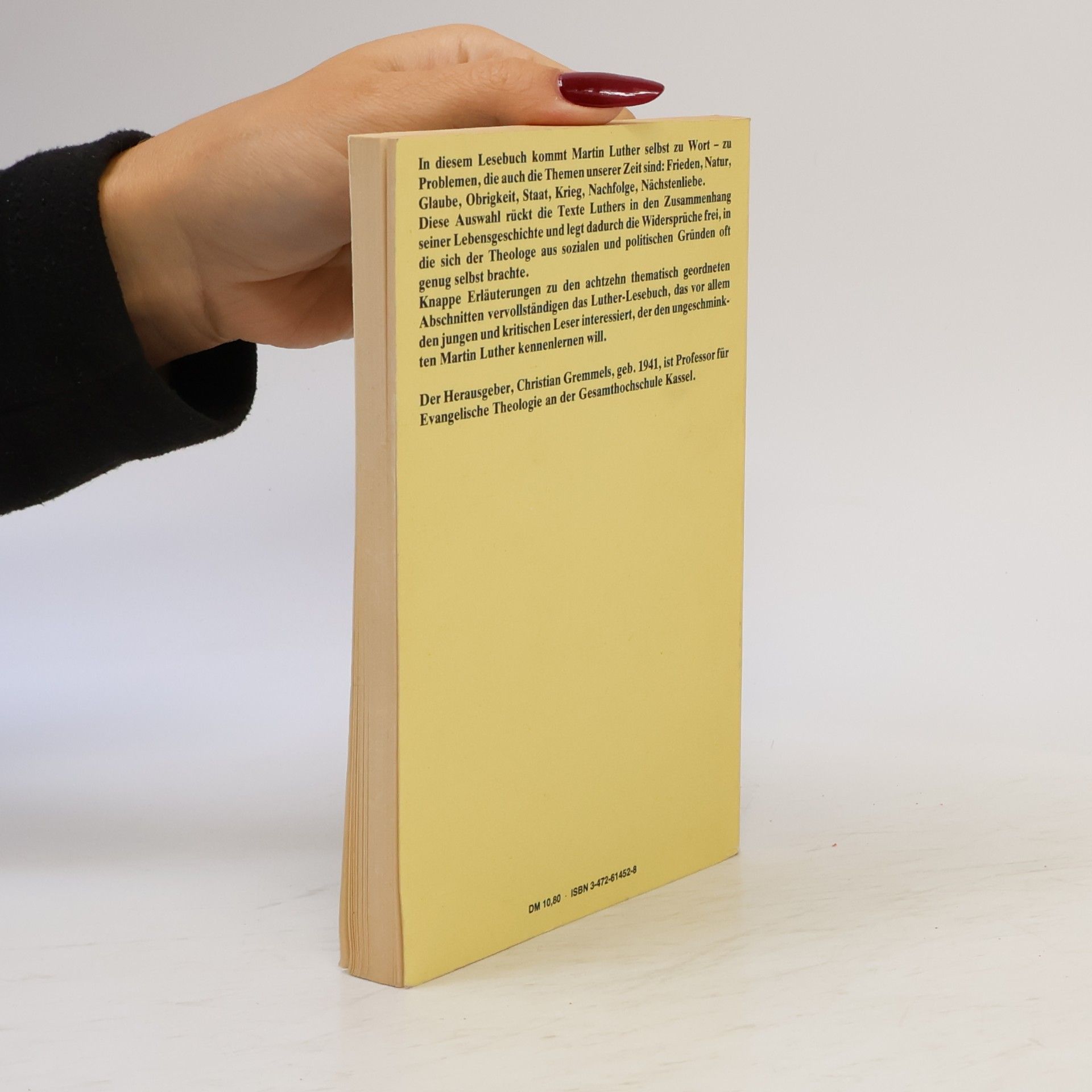 Martin Luther Luther-Lesebuch