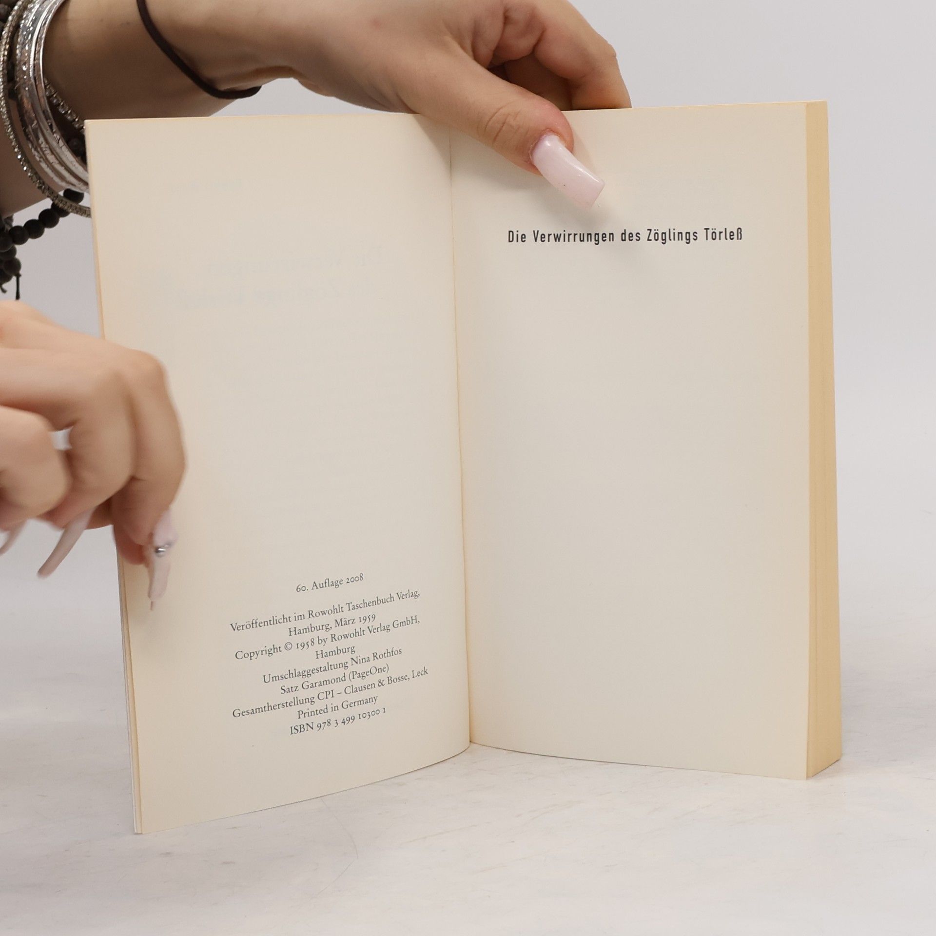 Robert Musil Die Verwirrungen des Zöglings Törleß