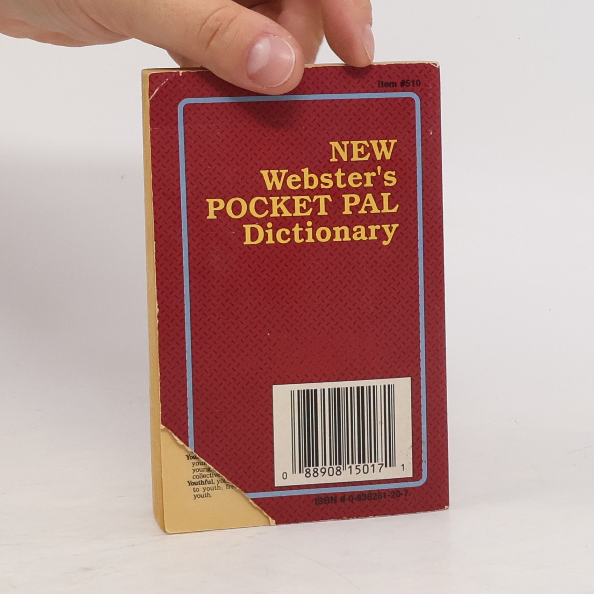 R. F. Patterson New Webster's Pocket Pal Dictionary