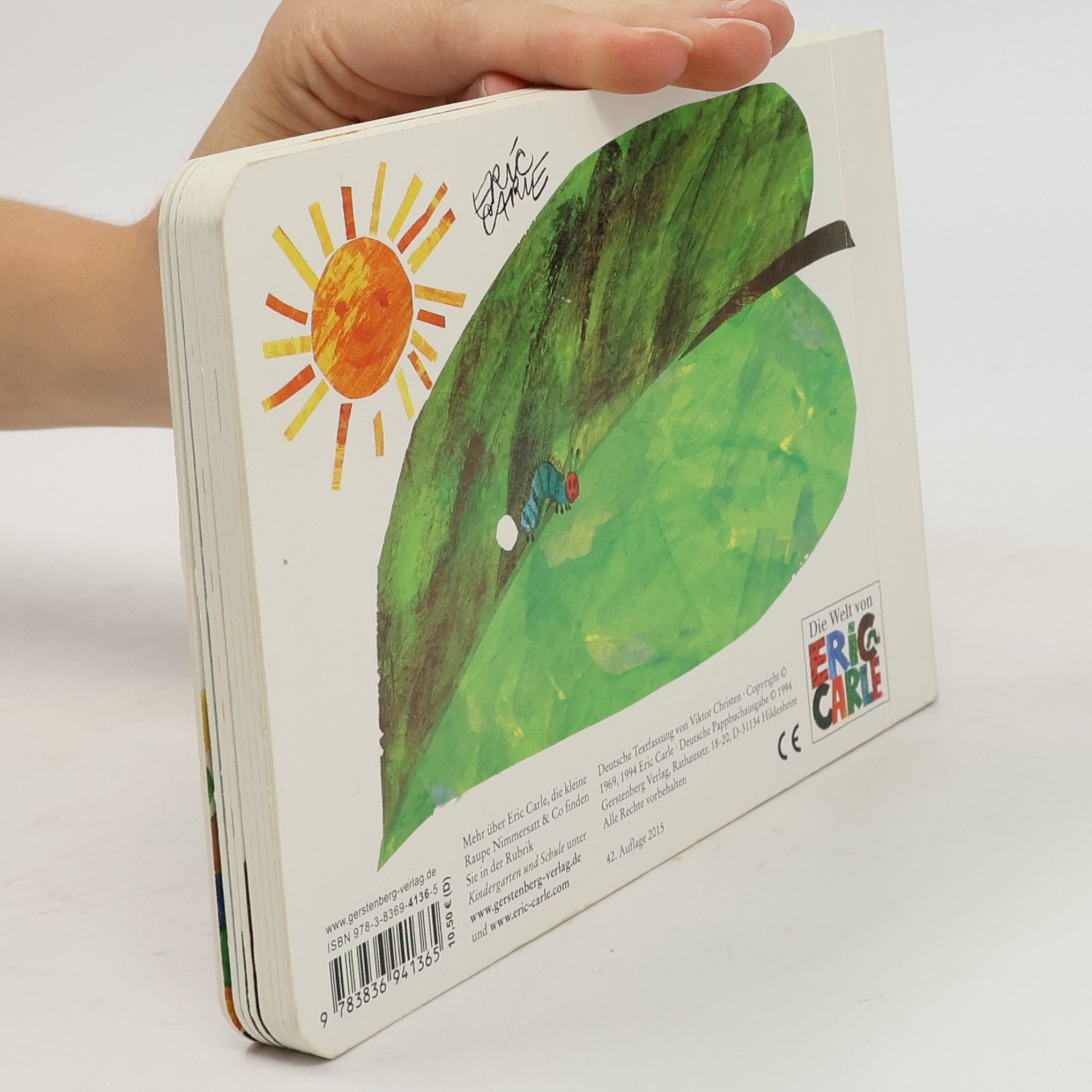Eric Carle Die kleine Raupe Nimmersatt. Spielbilderbuch