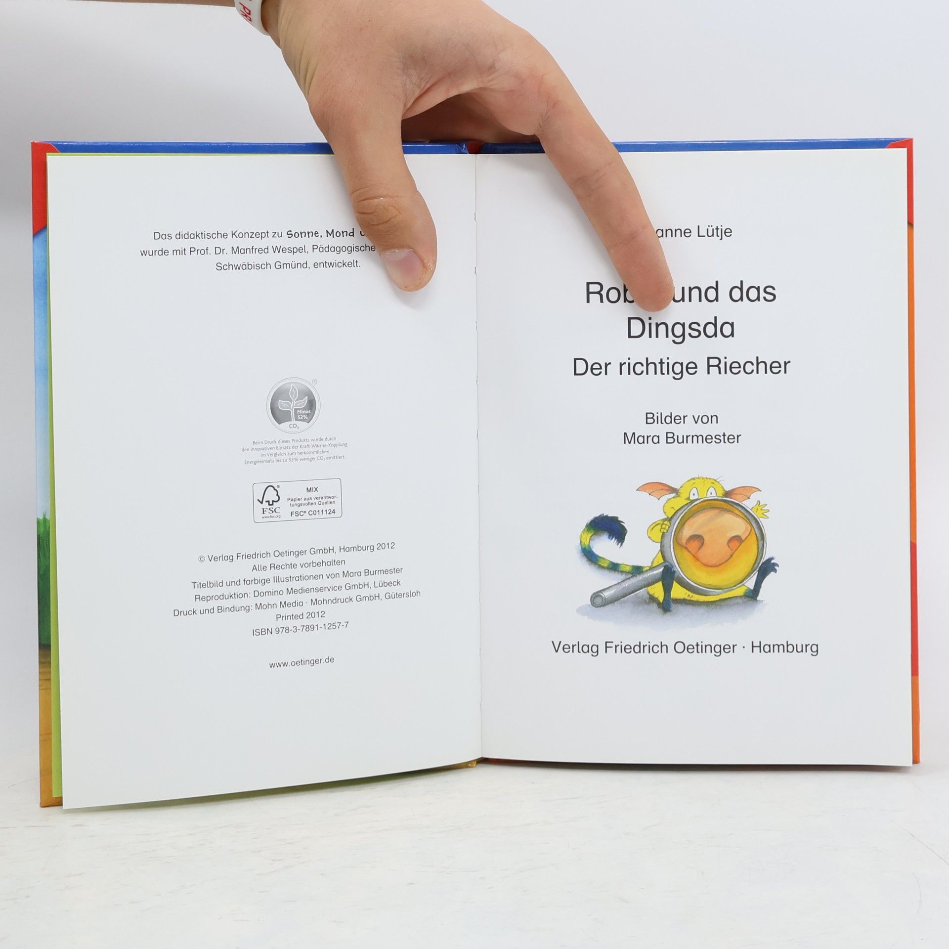 Susanne Lütje Robin und das Dingsda, der richtige Riecher